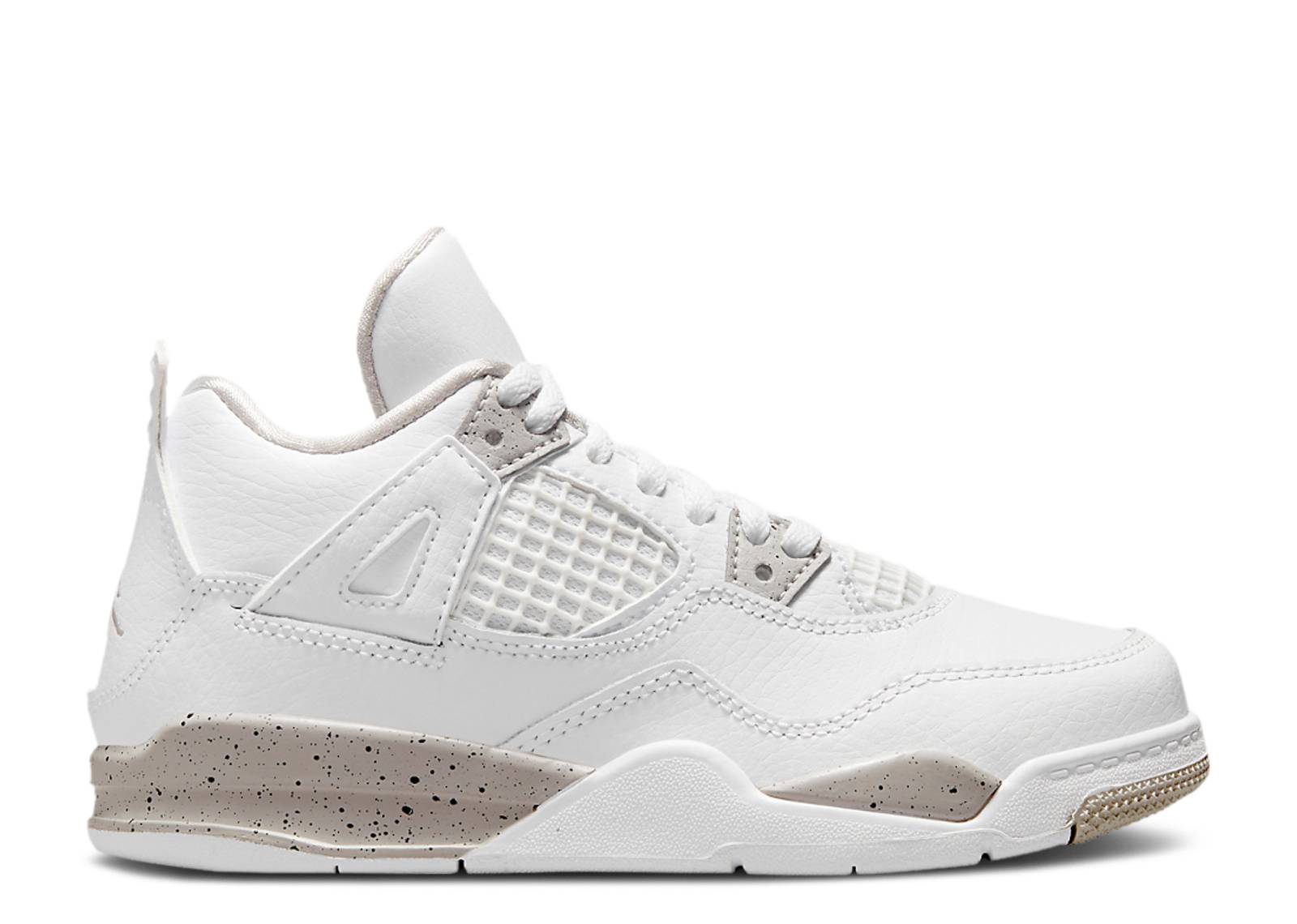 (Preschool) Air Jordan 4 Retro ‘White Oreo’ BQ7669-100