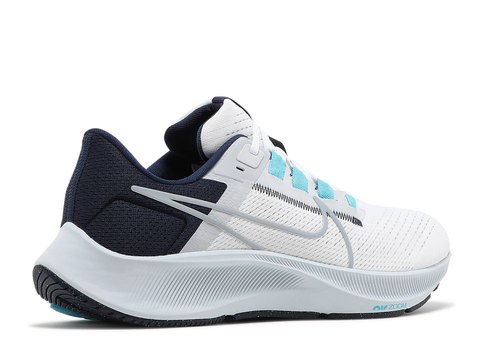 Nike Air Zoom Pegasus 38 White Midnight Navy CW7356-101 Nicesnk