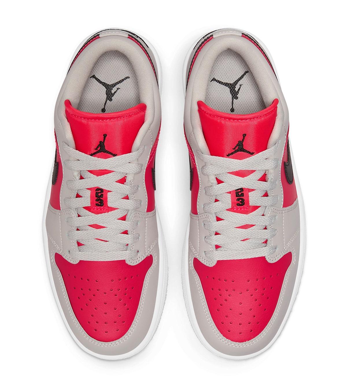 (Women) Air Jordan 1 Low ‘Light Iron Ore Siren Red’ DC0774-060