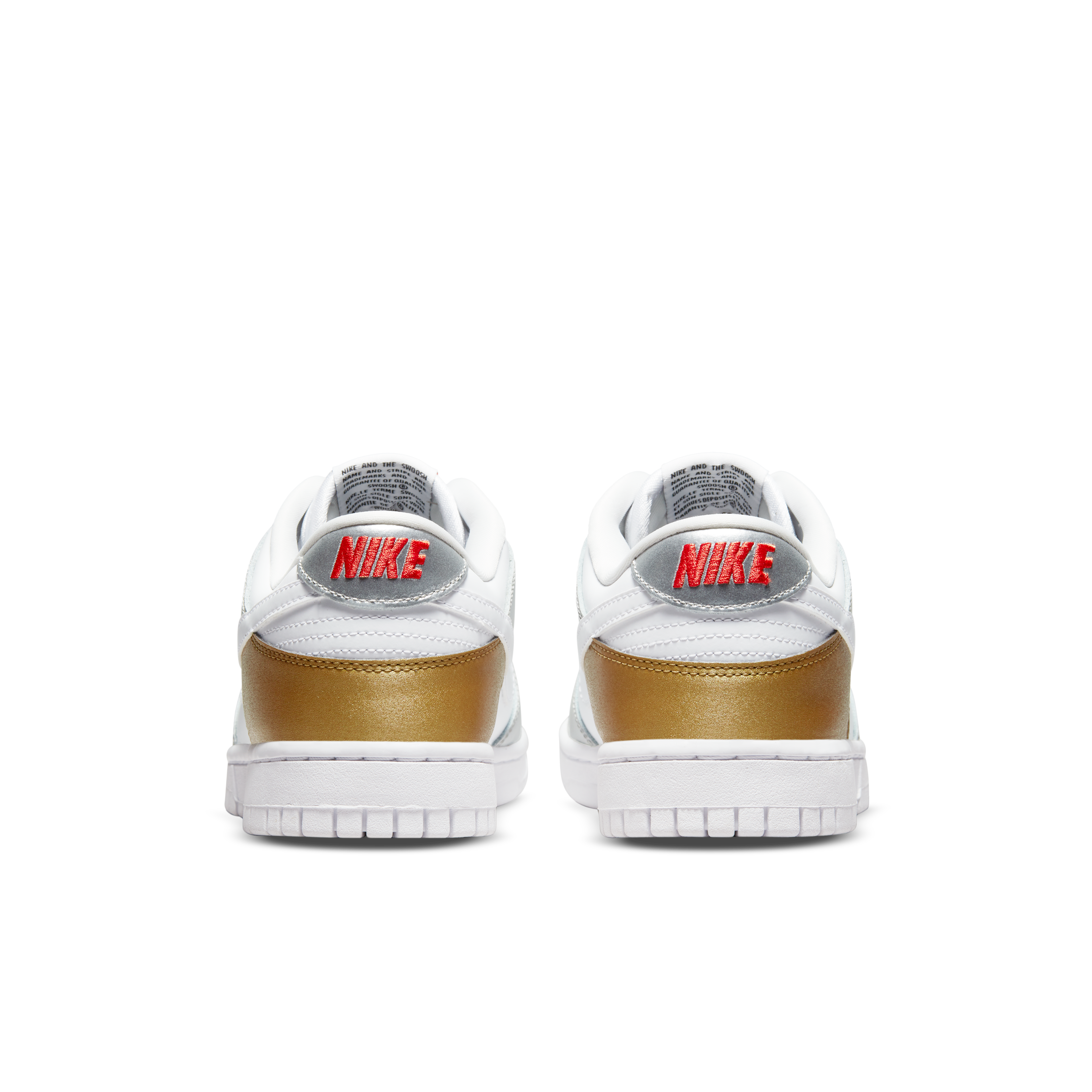 (Women) Nike Dunk Low SE ‘White Metallic Gold Silver’ DH4403-700