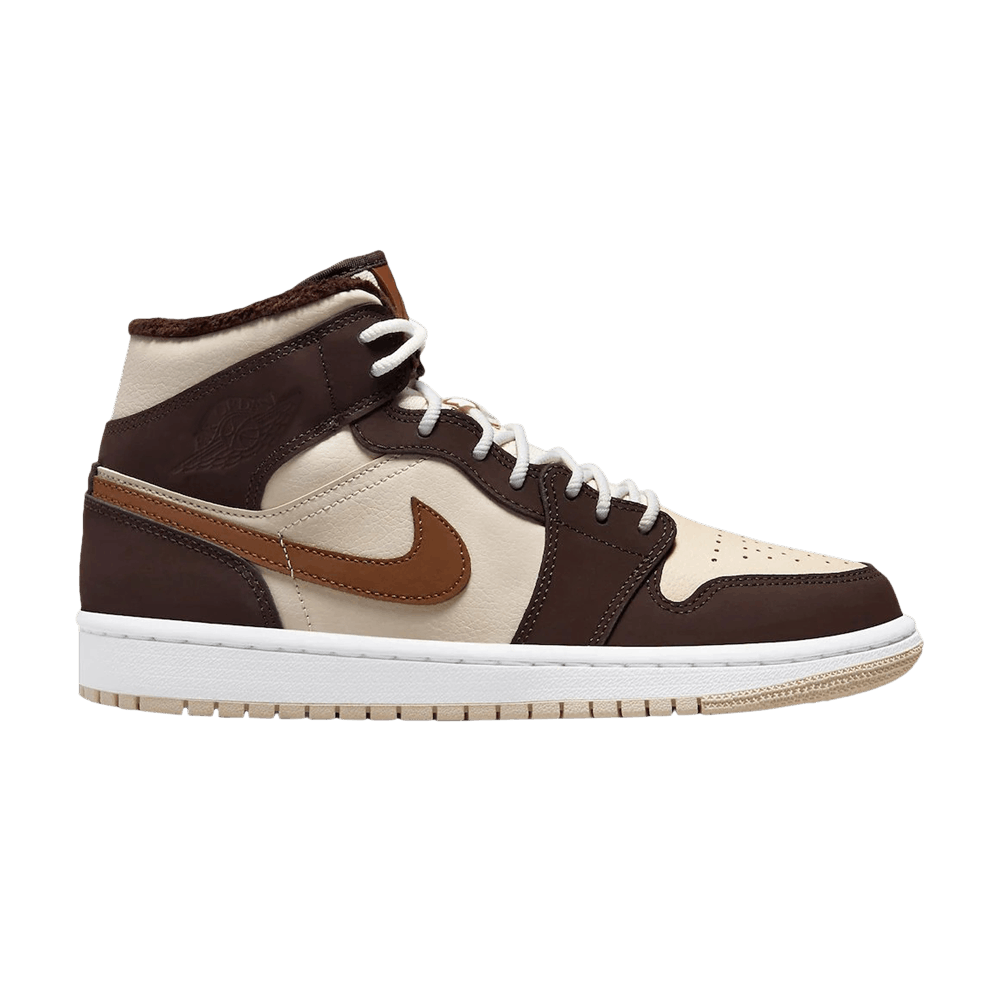 (Women) Air Jordan 1 Mid ‘Brown Fleece’ DO6699-200