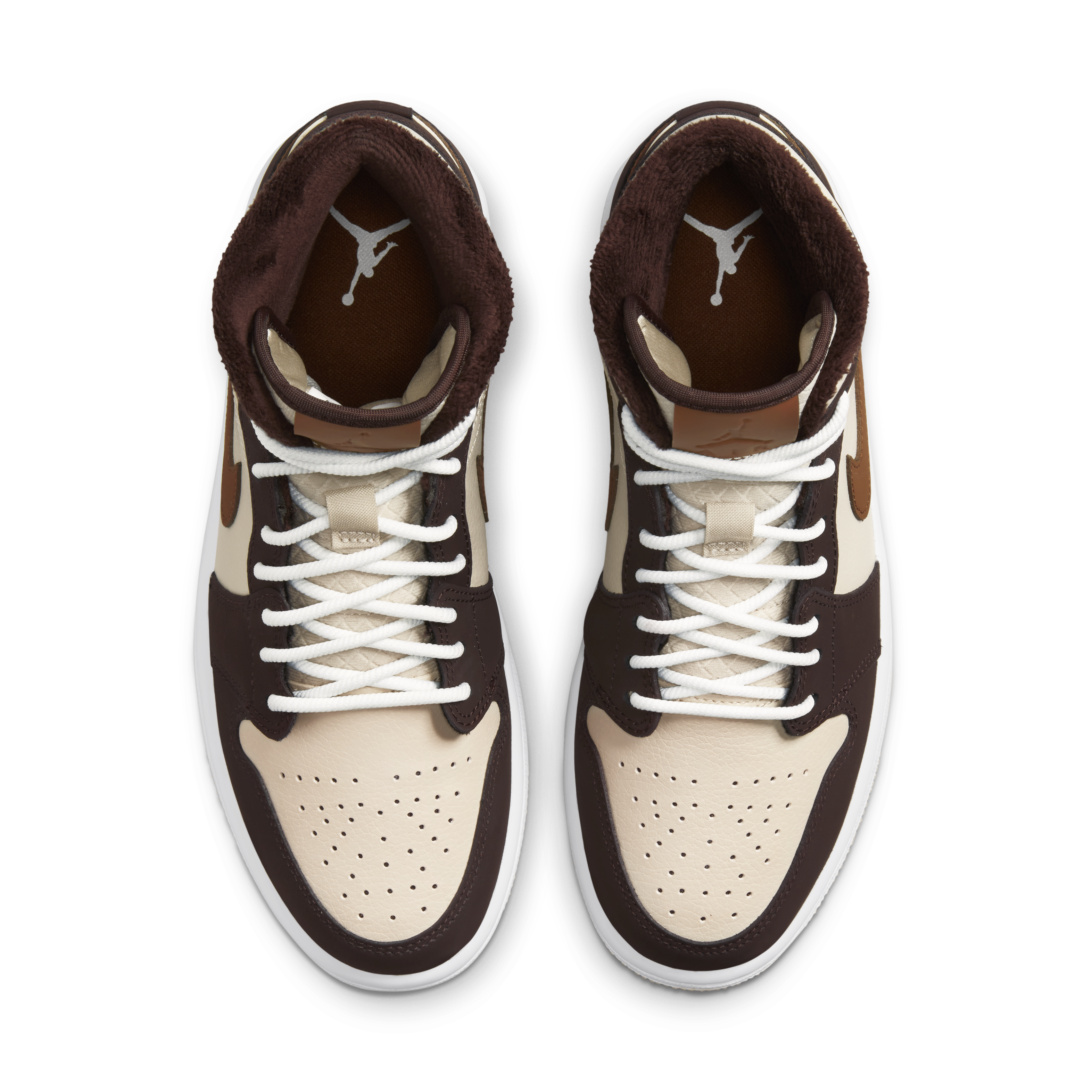 (Women) Air Jordan 1 Mid ‘Brown Fleece’ DO6699-200