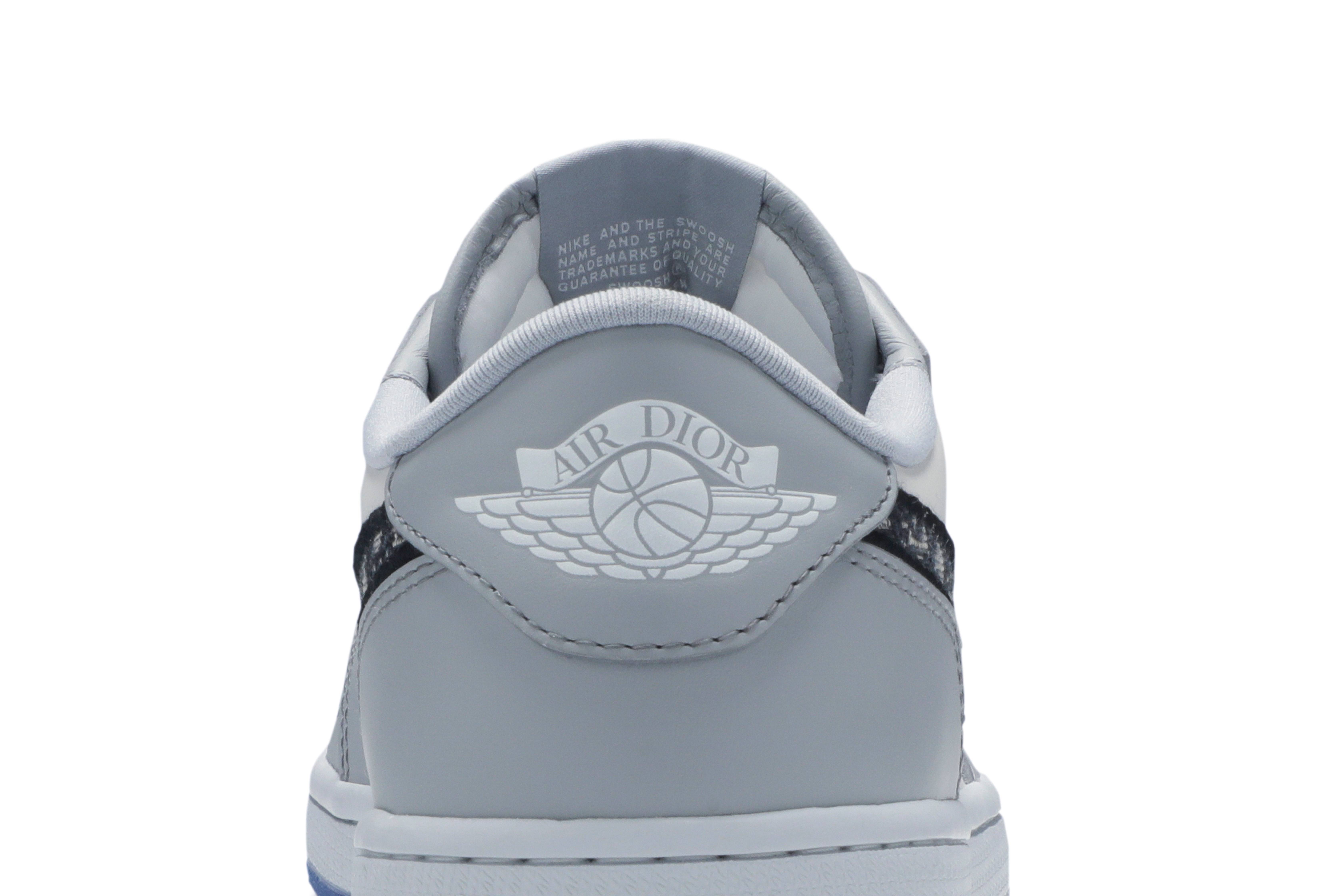 D*or x air jordan 1 low wolf grey cn8608-002 nicesnk