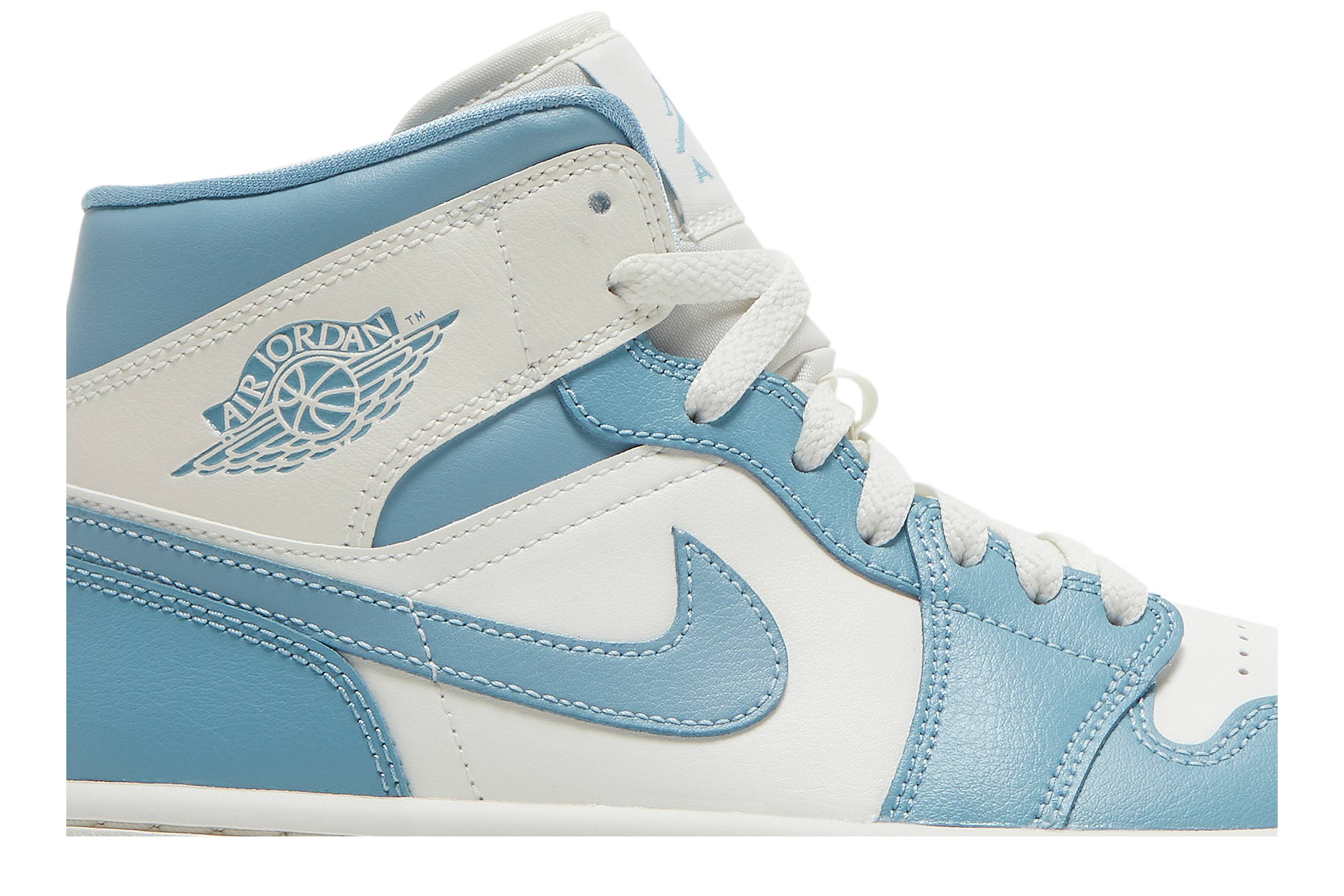 (Women) Air Jordan 1 Mid ‘UNC’ BQ6472-141
