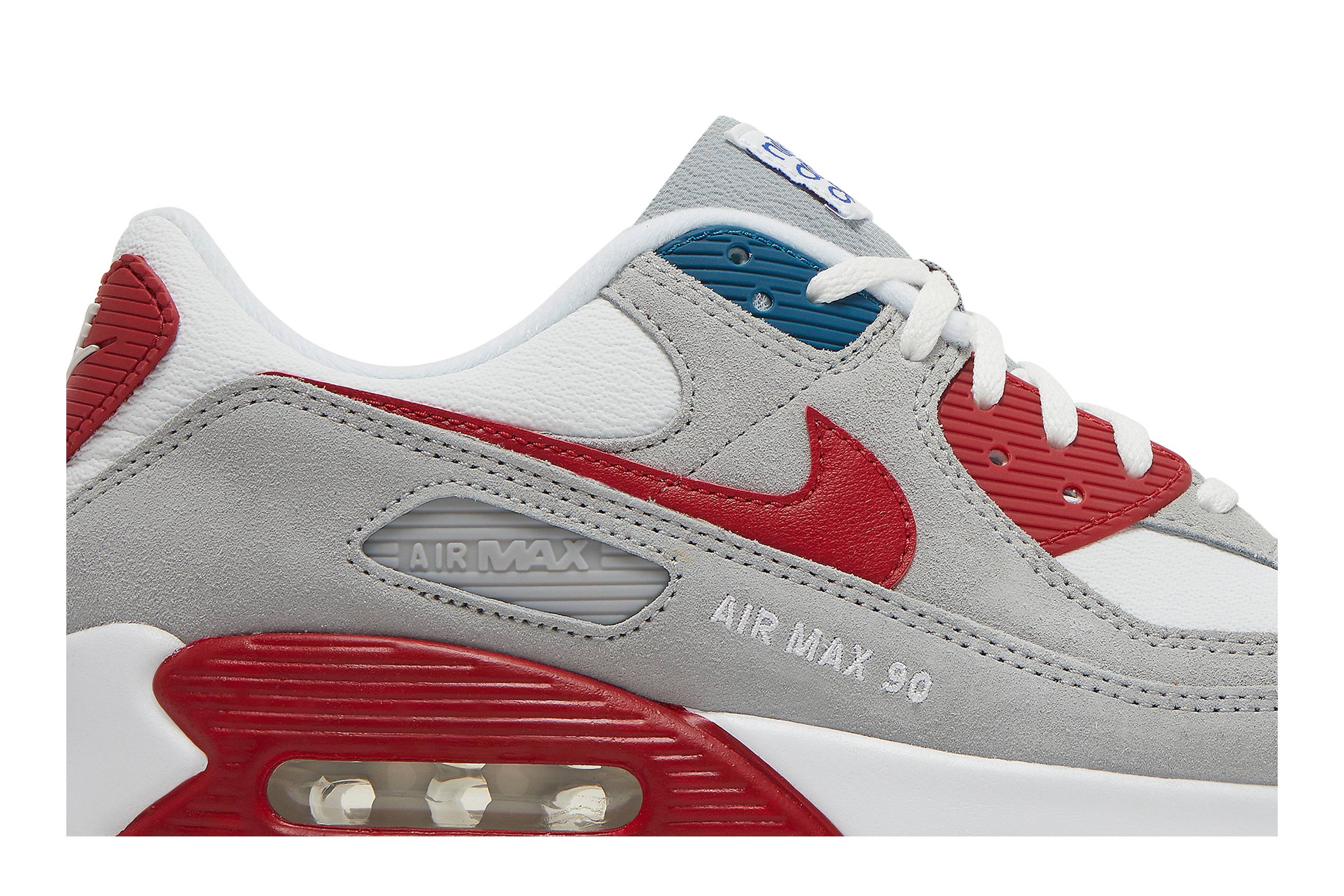 Nike Air Max 90 ‘Athletic Club White Red Blue’ DQ8235-001