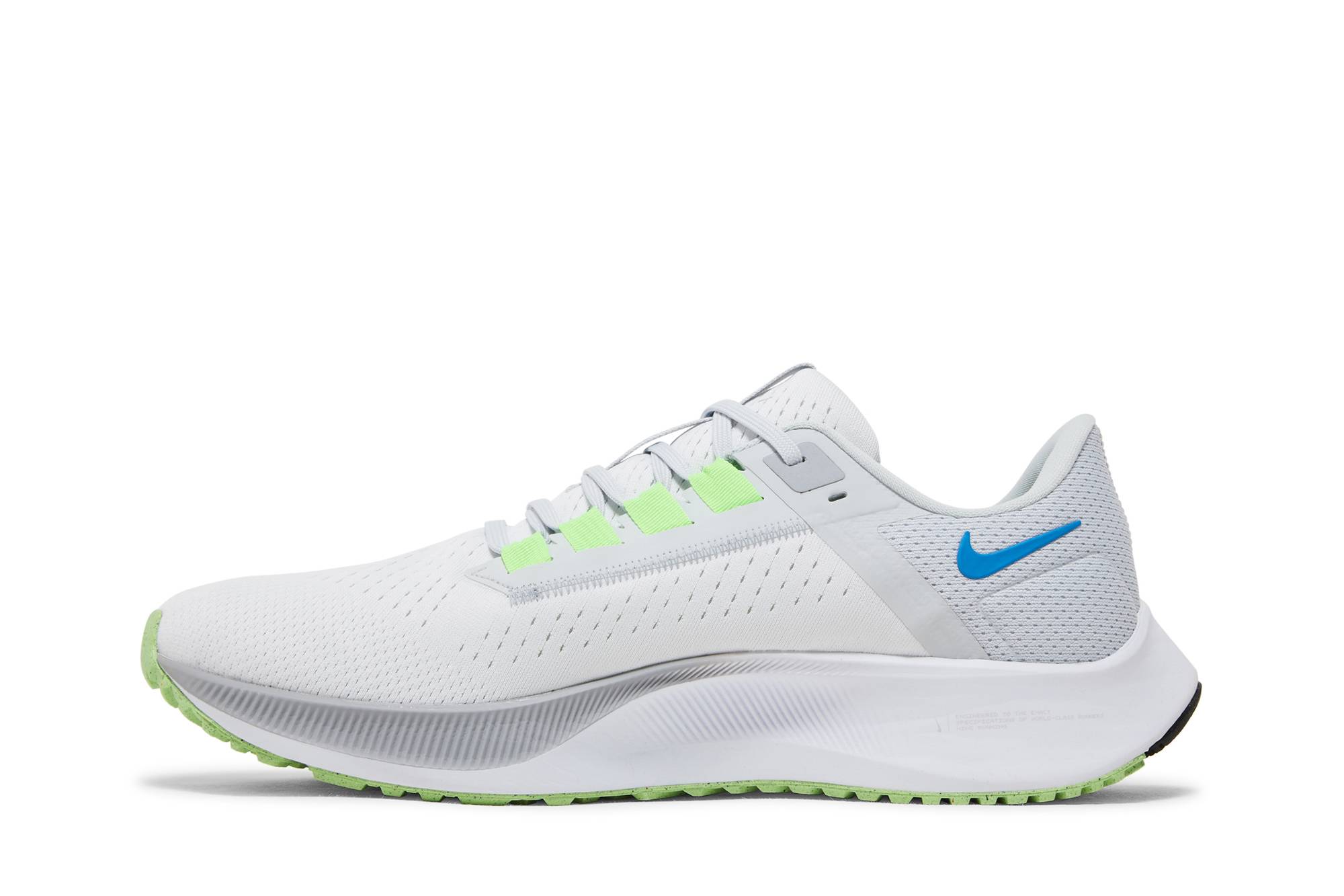 Nike Air Zoom Pegasus 38 White Imperial Blue CW7356-103 Nicesnk