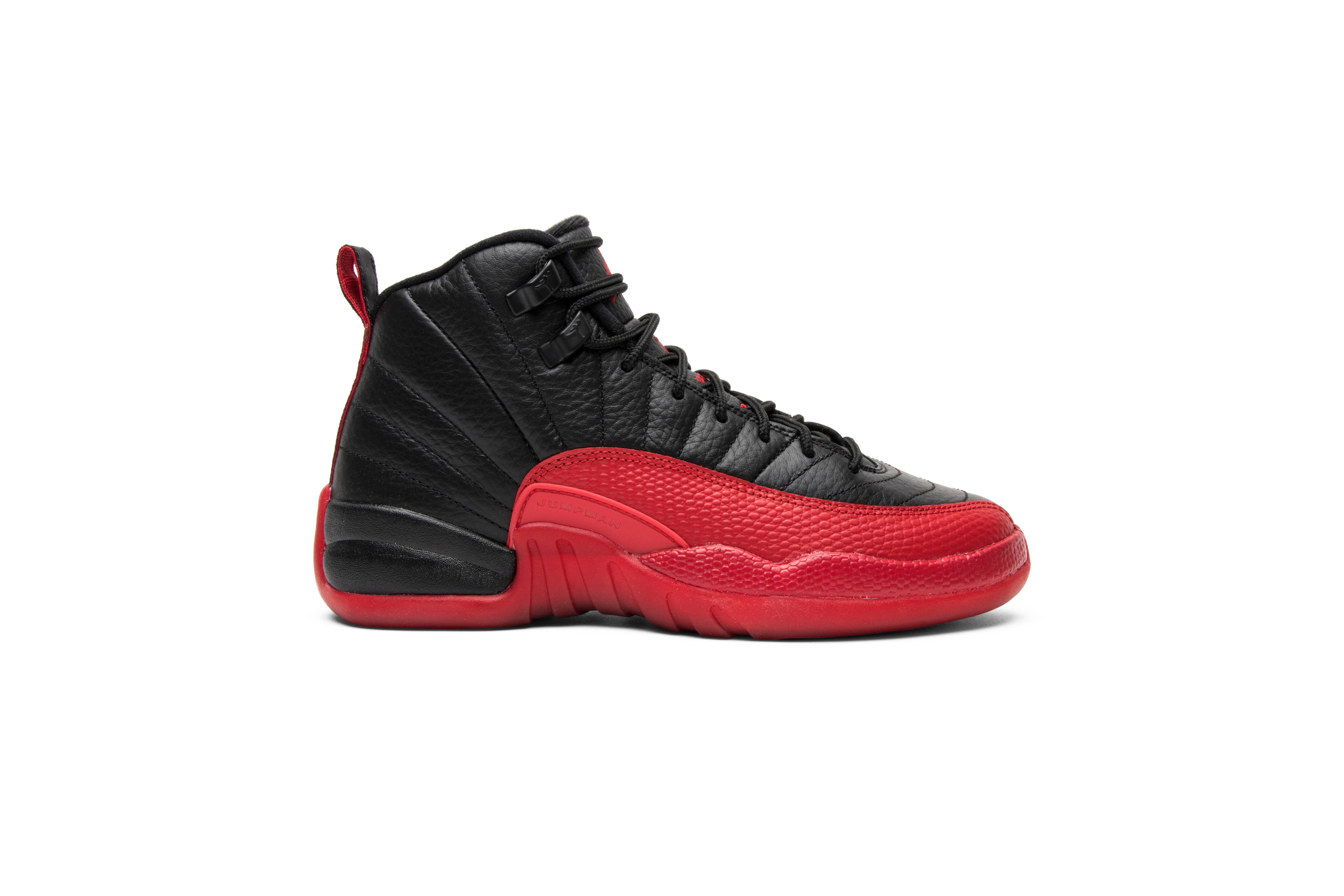 (Grade School) Air Jordan 12 Retro BG Flu Game 2016 153265-002 Nicesnk