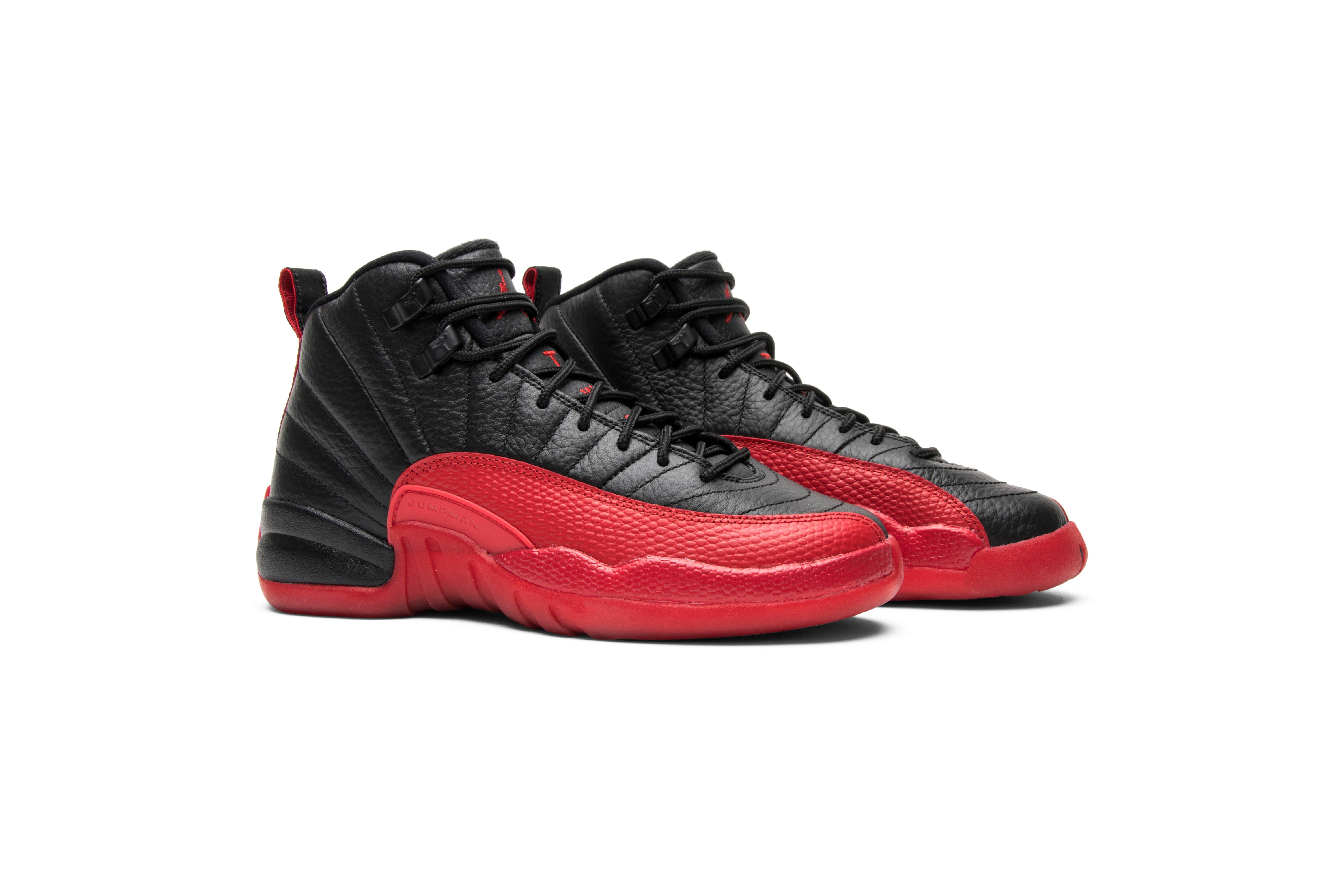 (Grade School) Air Jordan 12 Retro BG Flu Game 2016 153265-002 Nicesnk