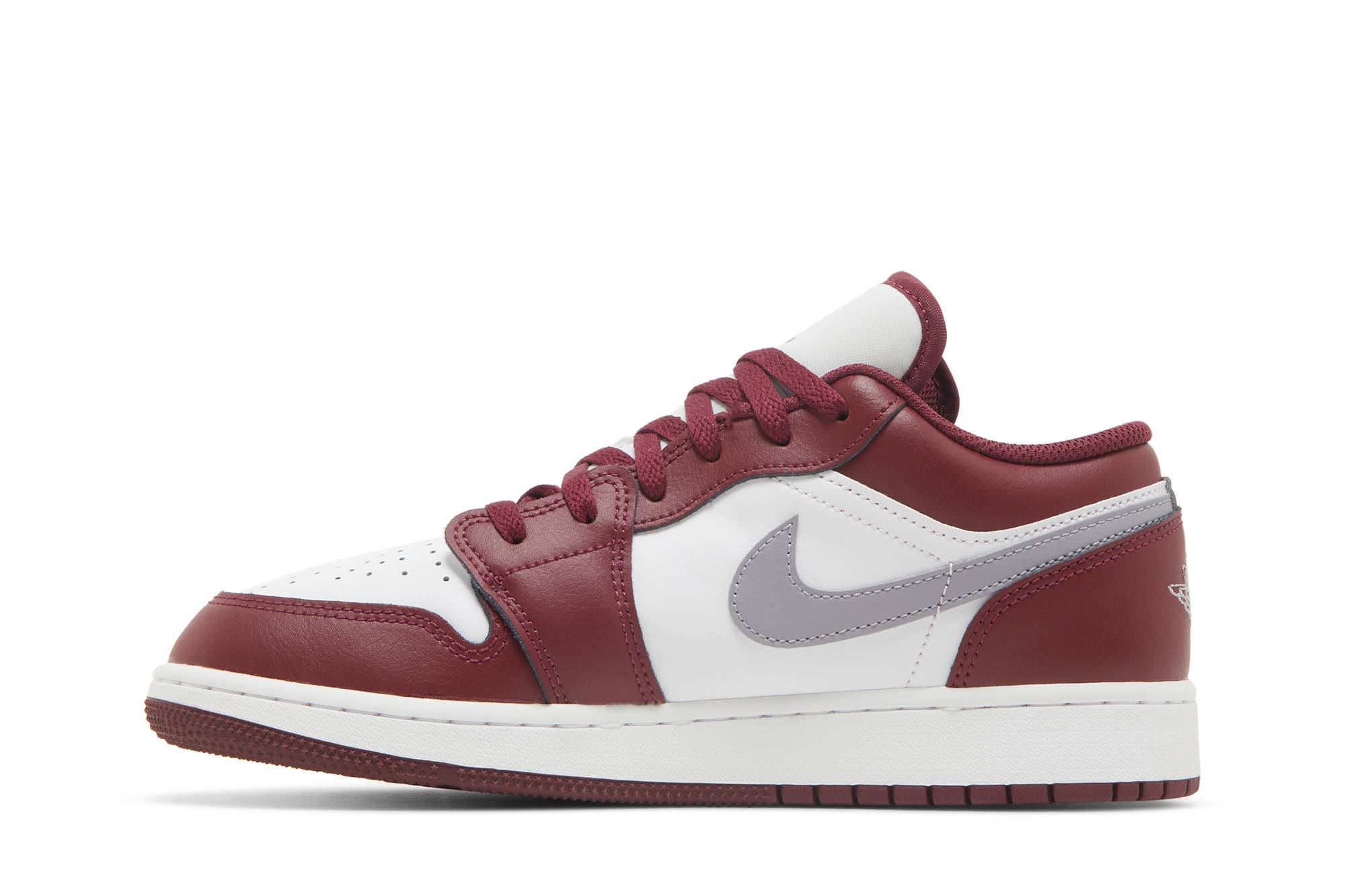 (Grade School) Air Jordan 1 Low Bordeaux 553560-615 Nicesnk
