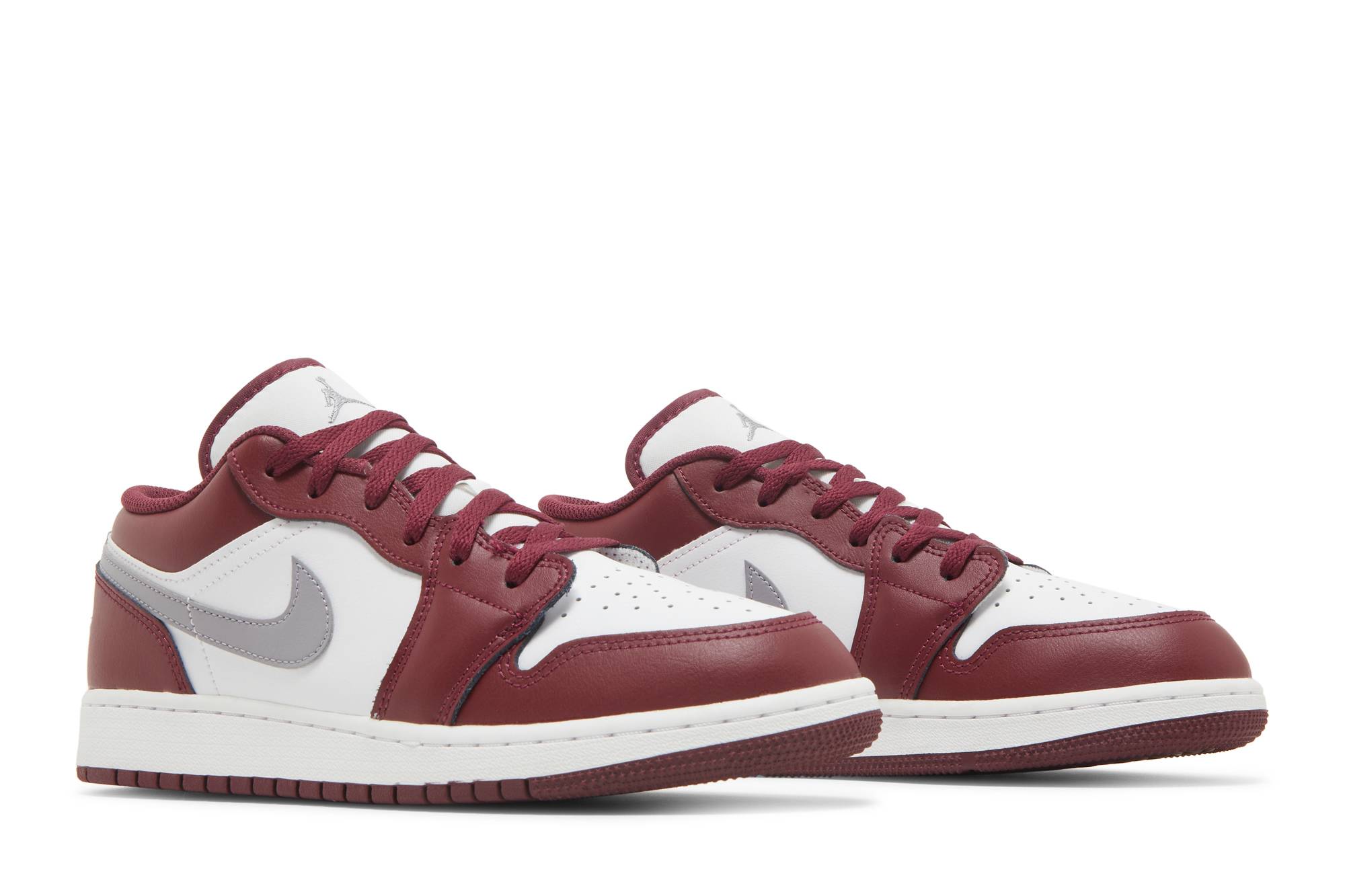 (Grade School) Air Jordan 1 Low Bordeaux 553560-615 Nicesnk