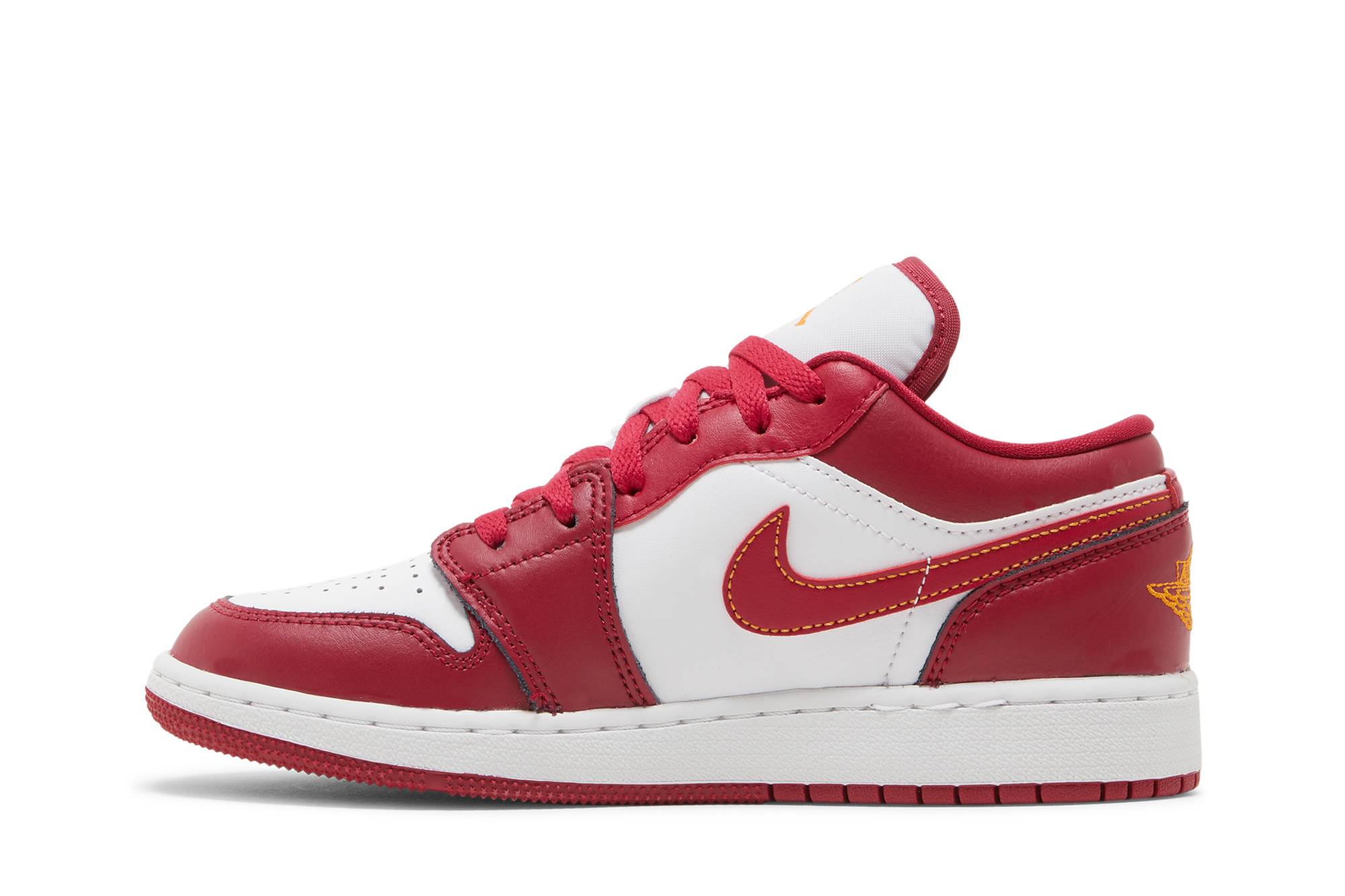 (Grade School) Air Jordan 1 Low Cardinal Red 553560-607 Nicesnk