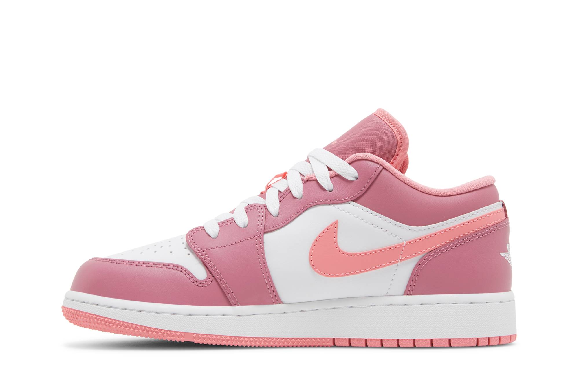 (Grade School) Air Jordan 1 Low Desert Berry 553560-616 Nicesnk