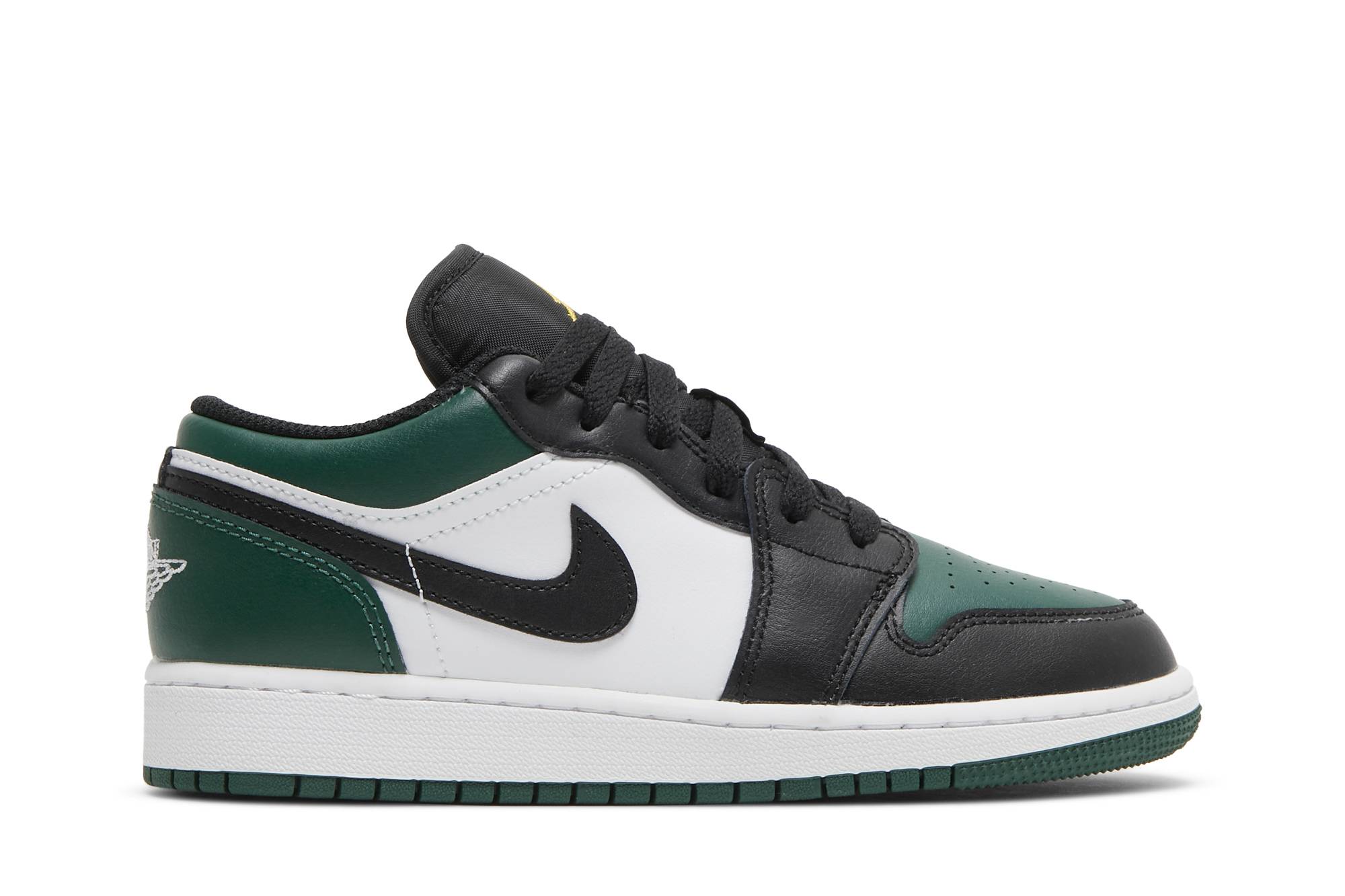 (Grade School) Air Jordan 1 Low Green Toe 553560-371 Nicesnk