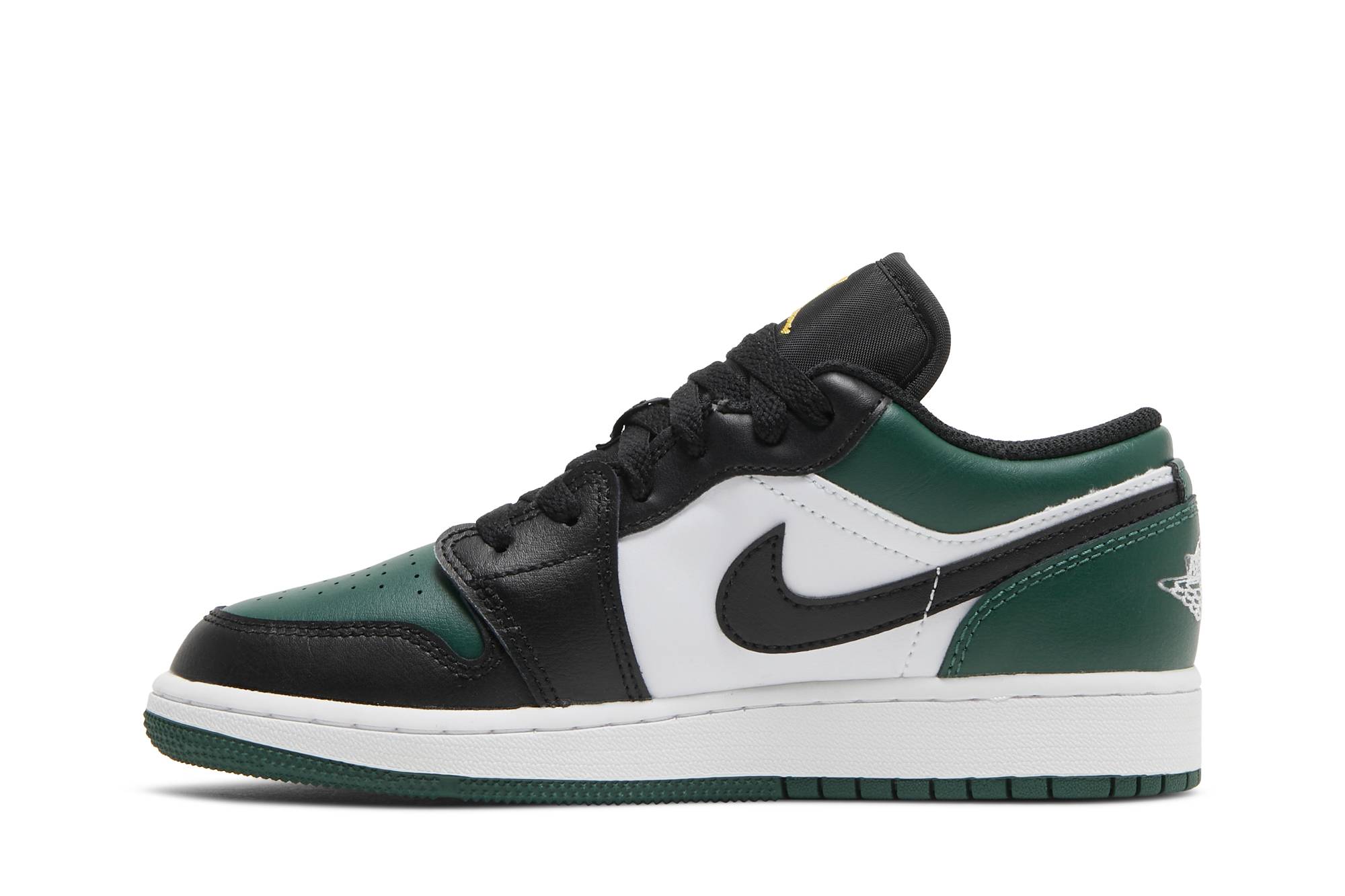 (Grade School) Air Jordan 1 Low Green Toe 553560-371 Nicesnk