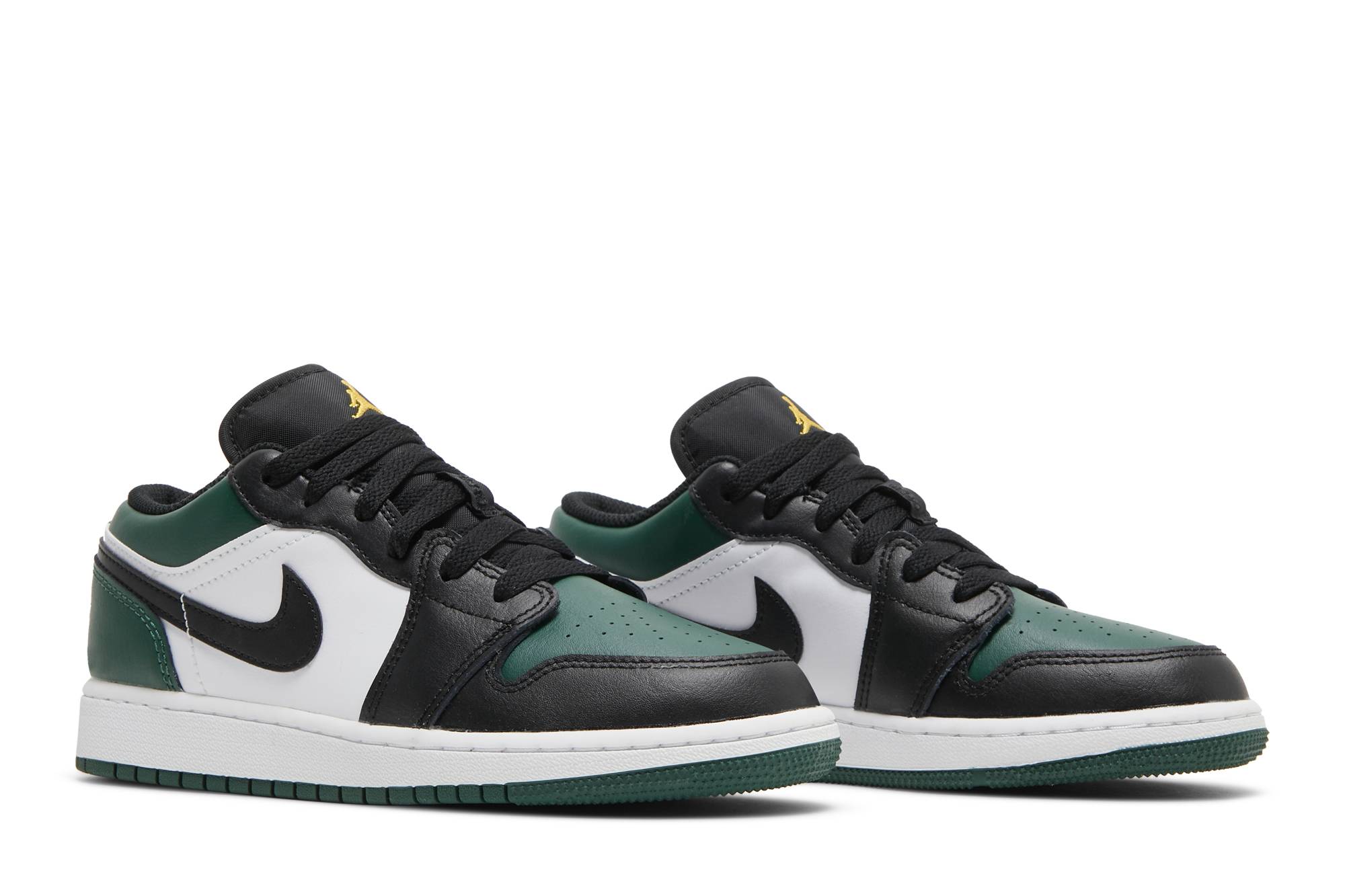 (Grade School) Air Jordan 1 Low Green Toe 553560-371 Nicesnk