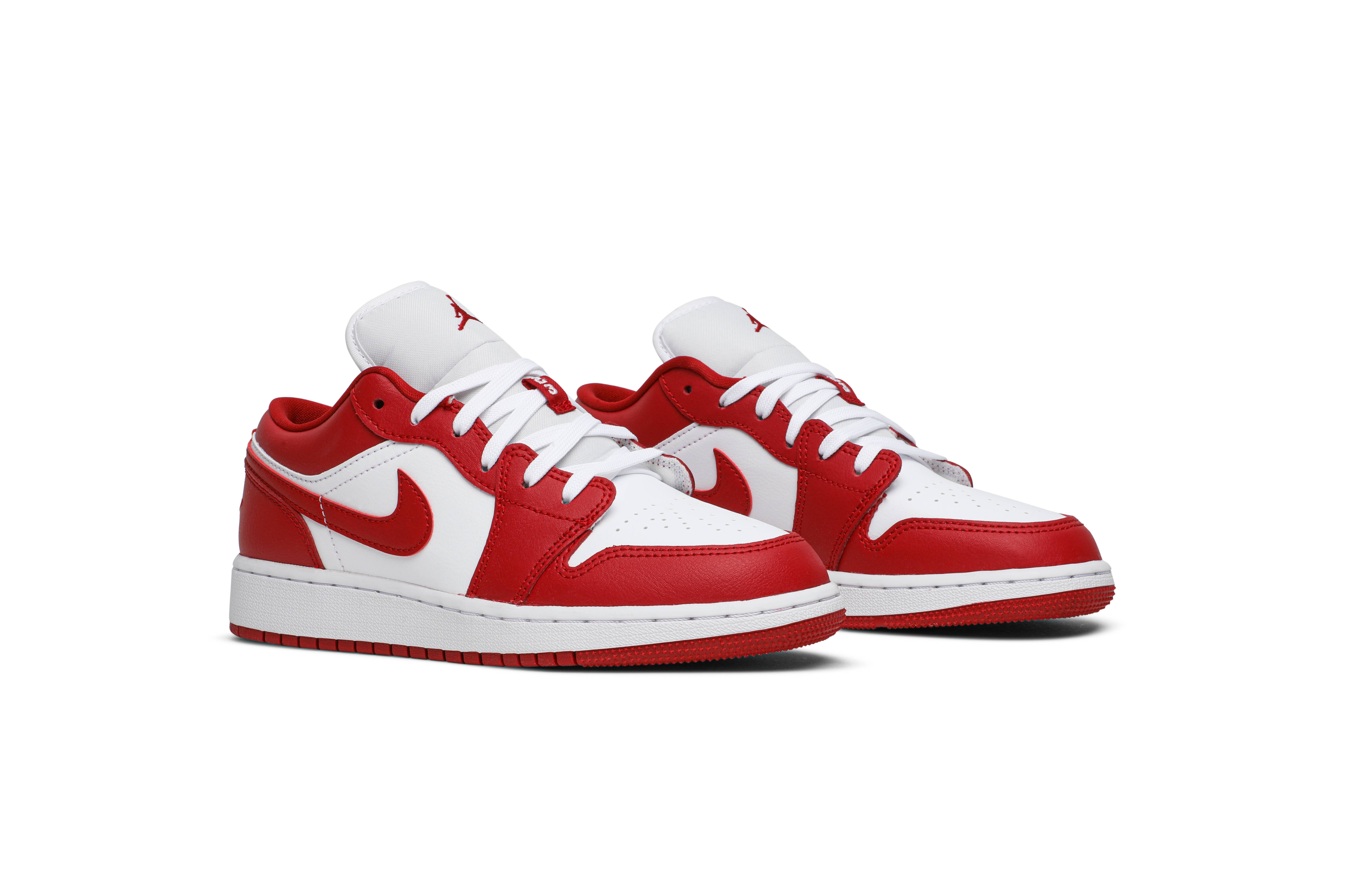 (Grade School) Air Jordan 1 Low Gym Red 553560-611 Nicesnk