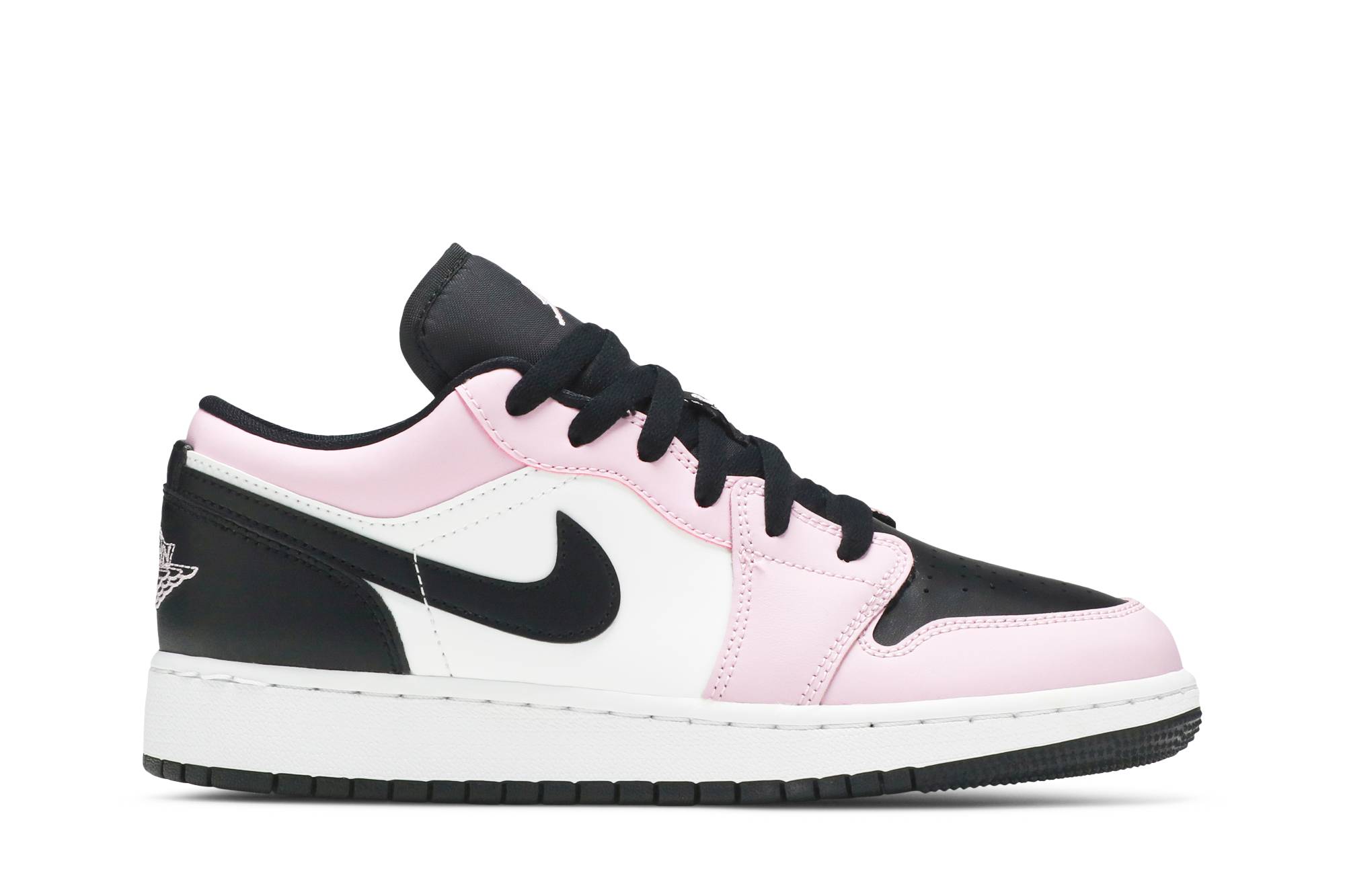 (Grade School) Air Jordan 1 Low Light Arctic Pink 554723-601 Nicesnk
