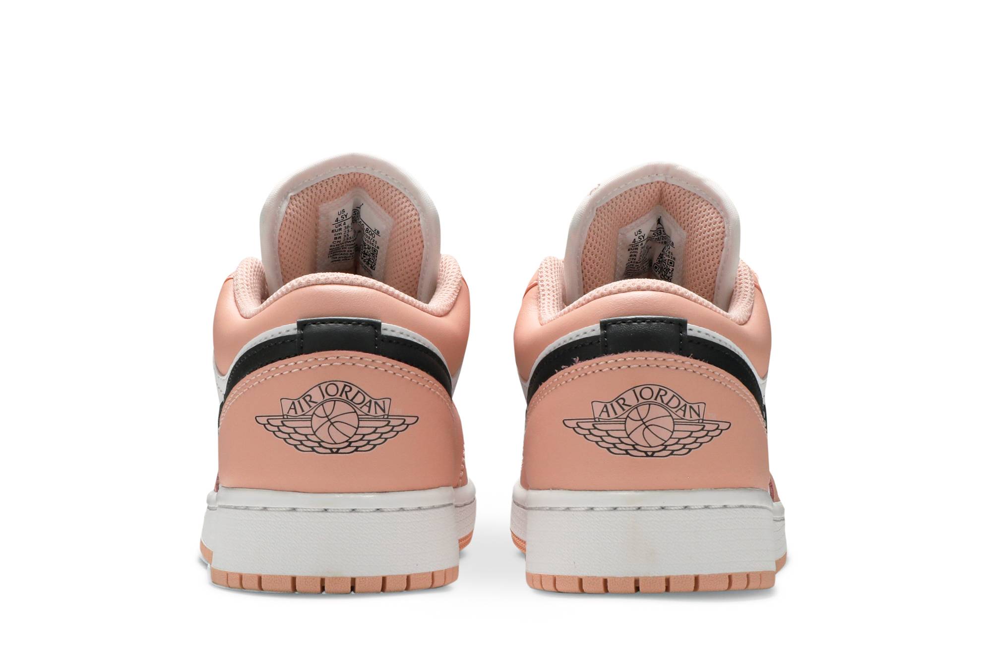 (Grade School) Air Jordan 1 Low Light Arctic Pink 553560-800 Nicesnk