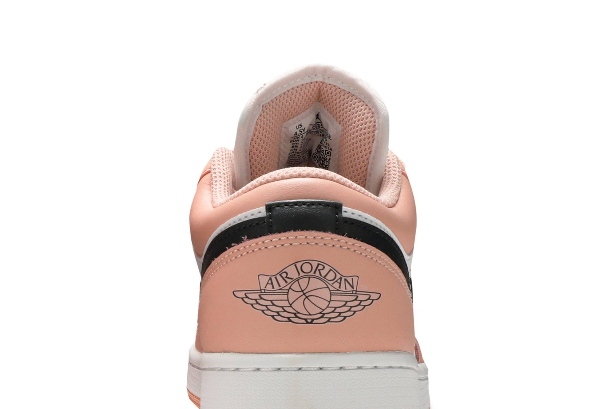 (Grade School) Air Jordan 1 Low Light Arctic Pink 553560-800 Nicesnk
