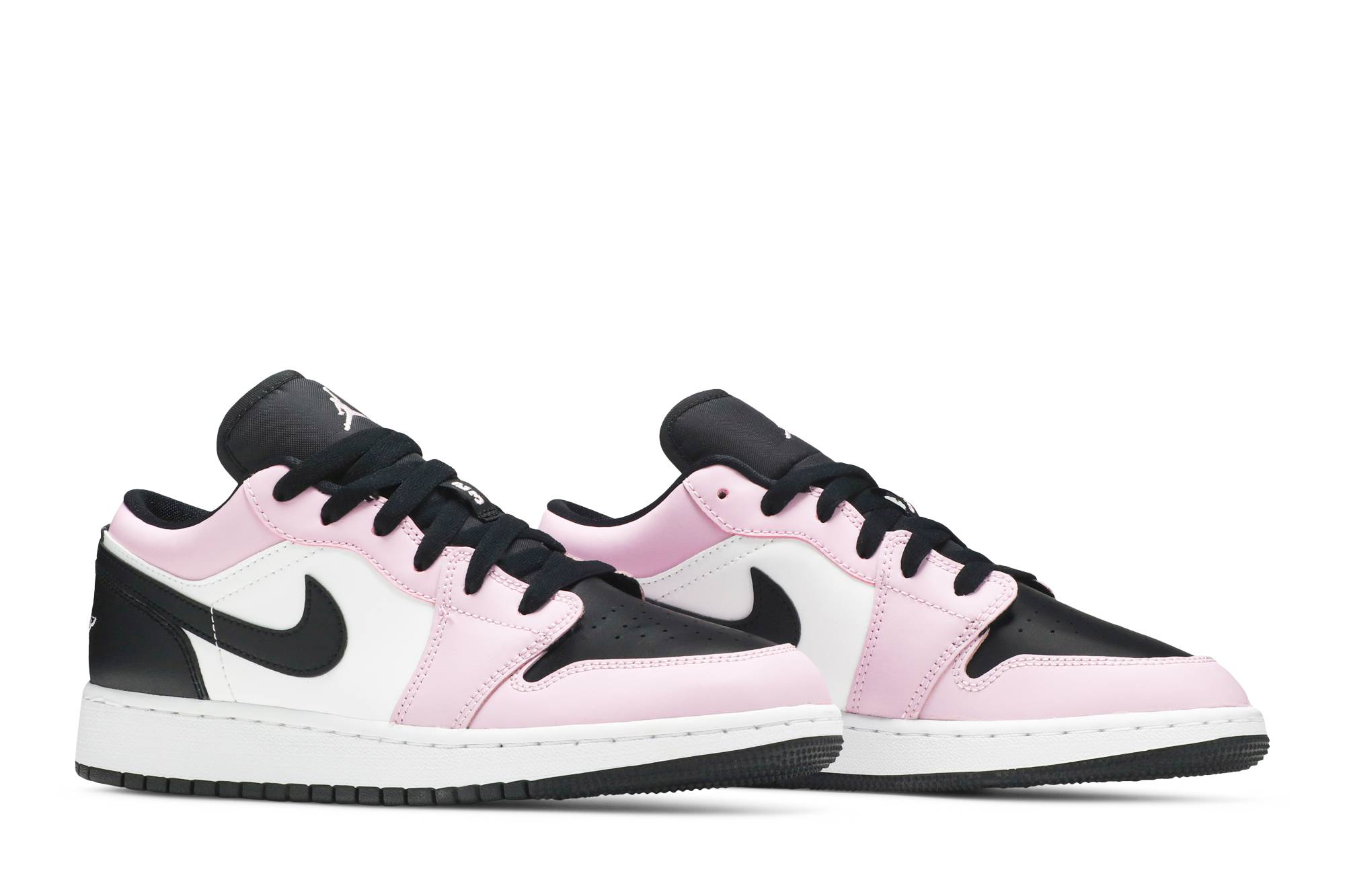 (Grade School) Air Jordan 1 Low Light Arctic Pink 554723-601 Nicesnk