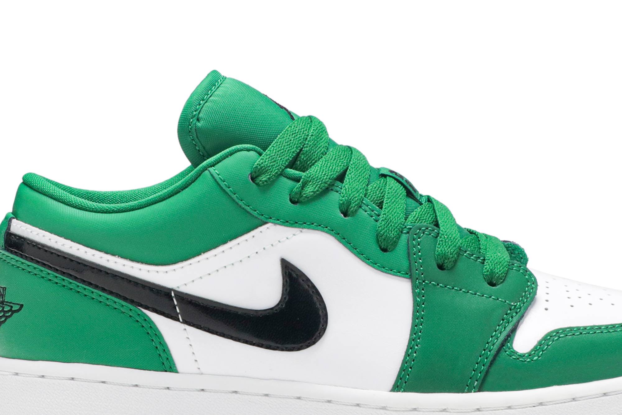(Grade School) Air Jordan 1 Low ‘Pine Green’ 553560-301
