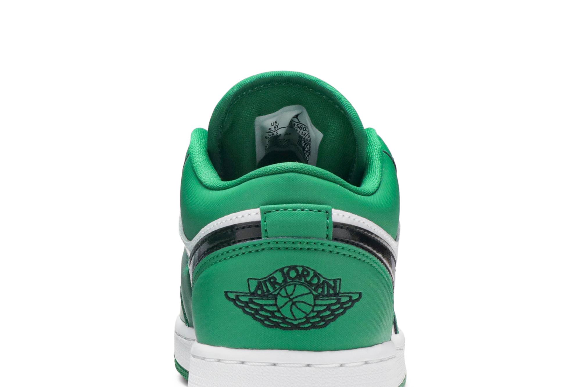 (Grade School) Air Jordan 1 Low ‘Pine Green’ 553560-301