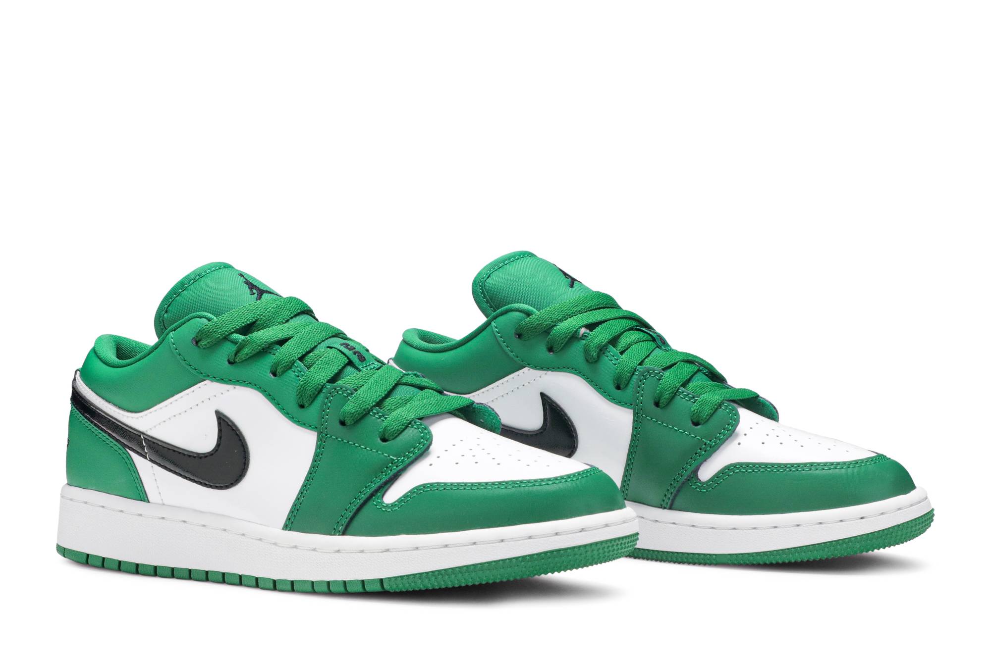 (Grade School) Air Jordan 1 Low ‘Pine Green’ 553560-301