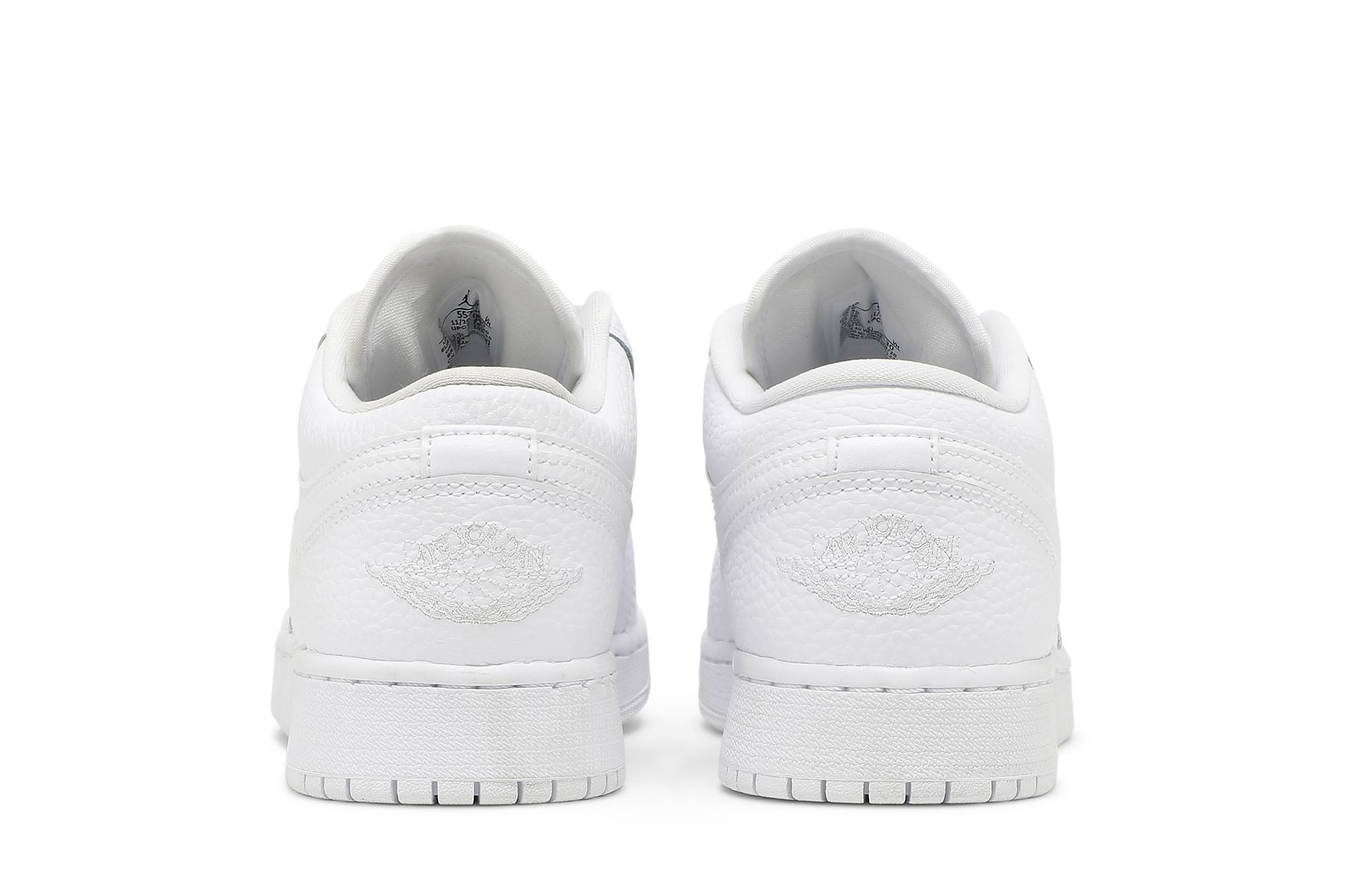 (Grade School) Air Jordan 1 Low Triple White 553560-130 Nicesnk