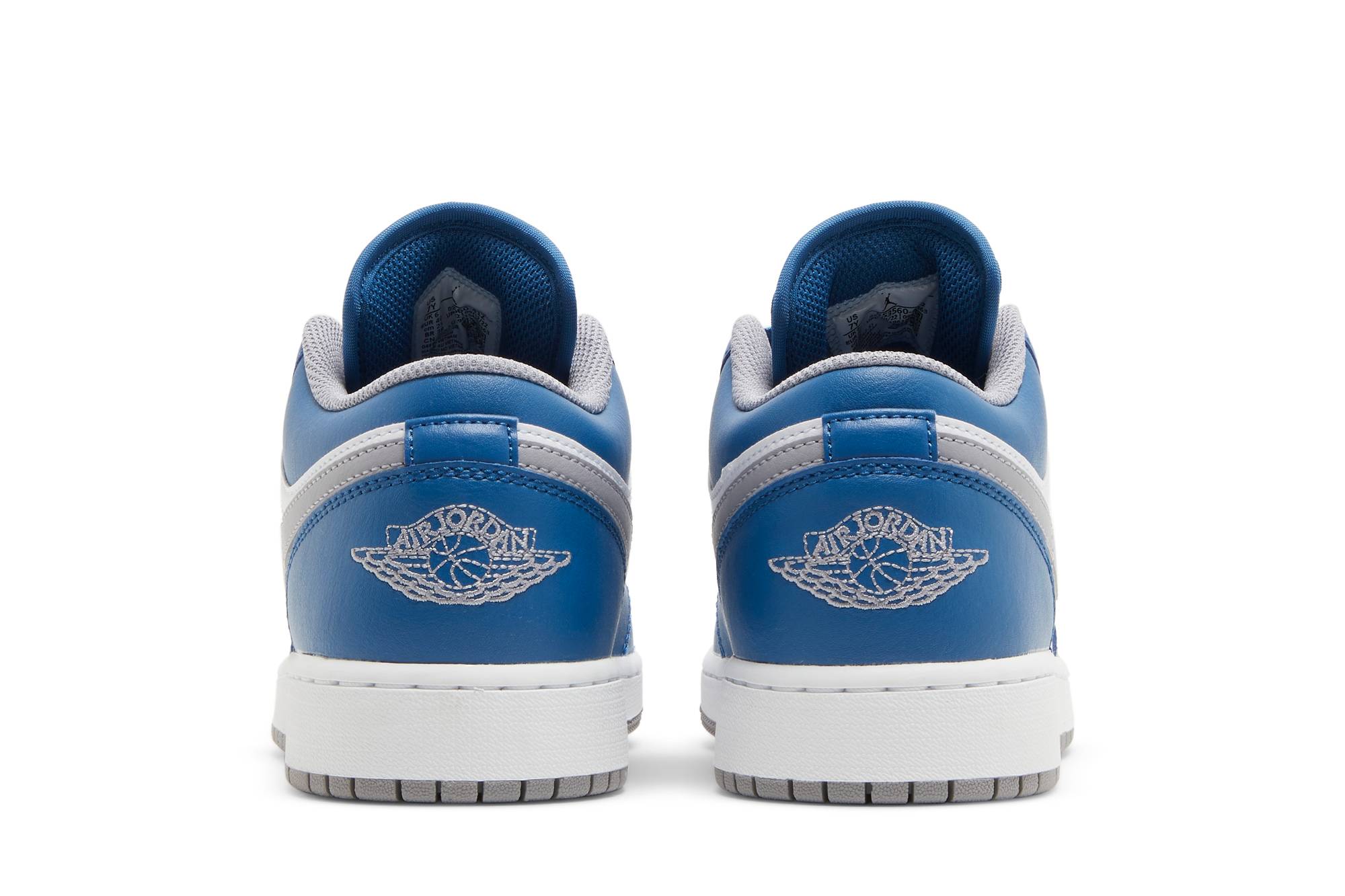 (Grade School) Air Jordan 1 Low ‘True Blue Cement’ 553560-412