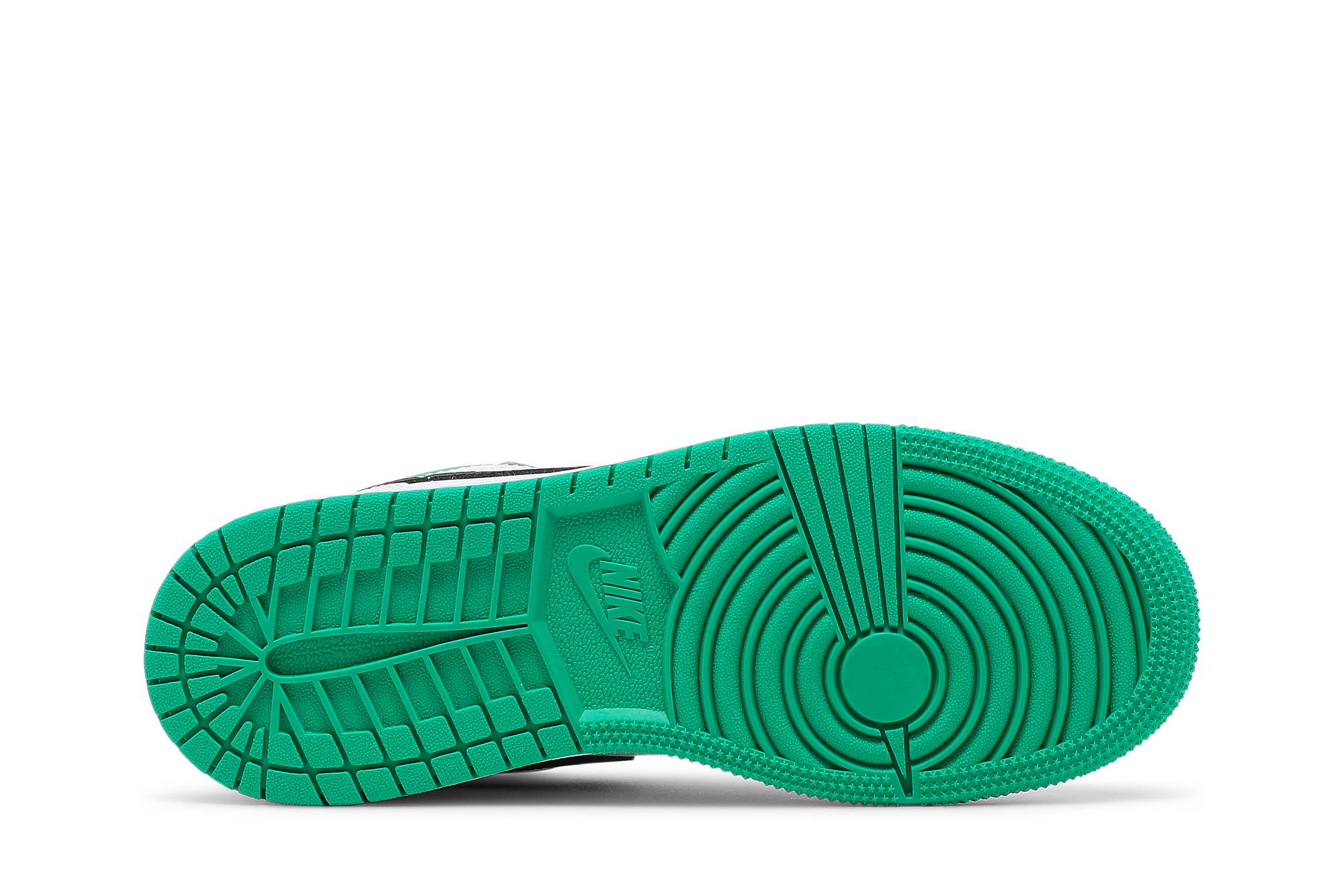 (Grade School) Air Jordan 1 Low ‘White Lucky Green’ 553560-129