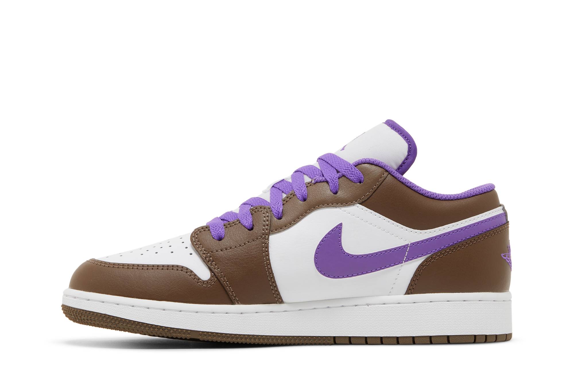 (Grade School) Air Jordan 1 Low Purple Mocha 553560-215