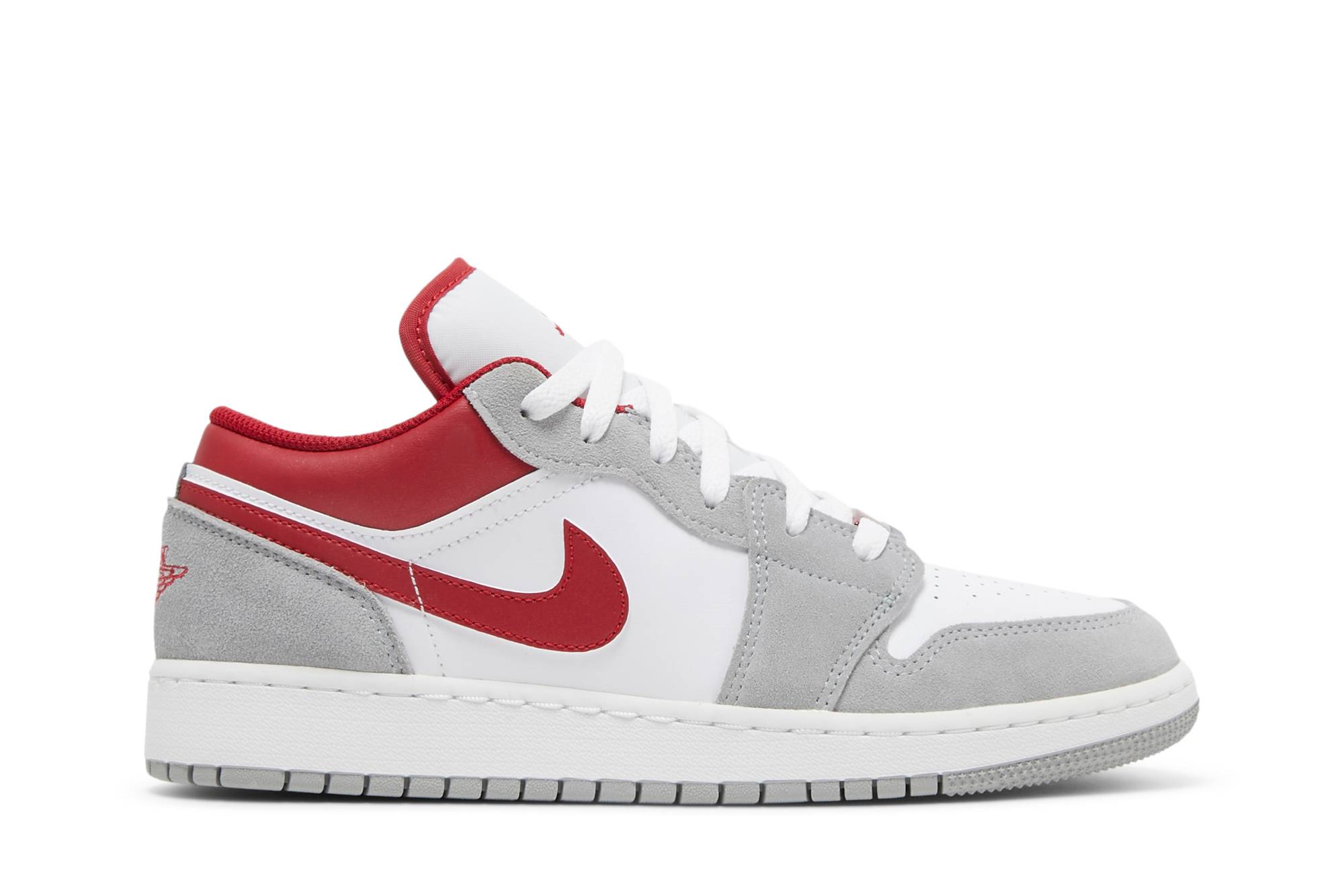 (Grade School) Air Jordan 1 Low SE ‘Light Smoke Grey Gym Red’ DM0589-016