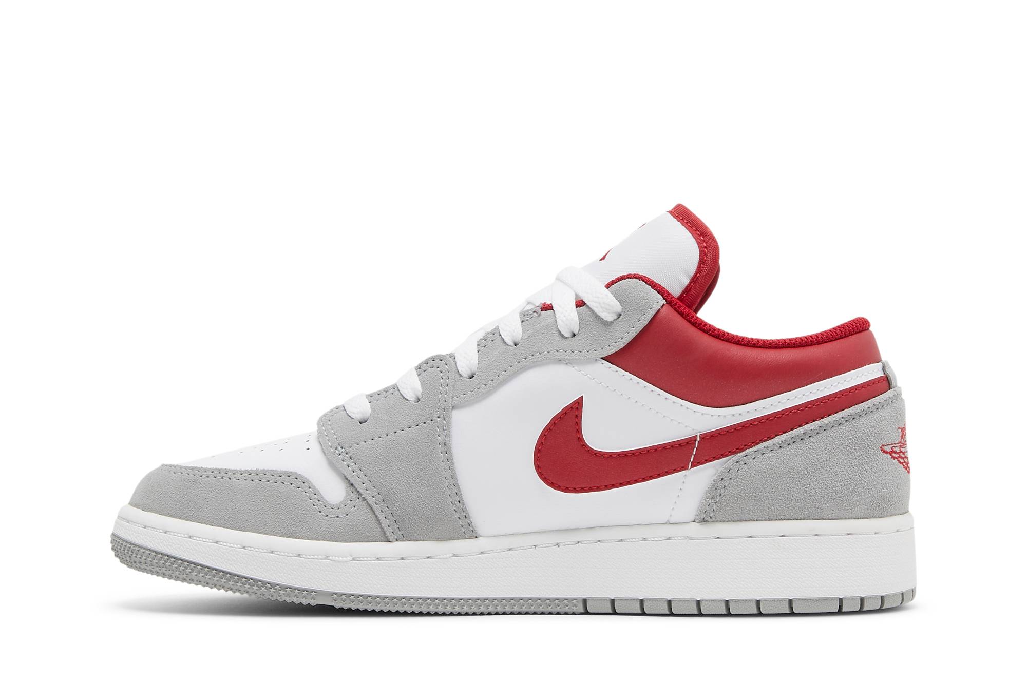 (Grade School) Air Jordan 1 Low SE ‘Light Smoke Grey Gym Red’ DM0589-016