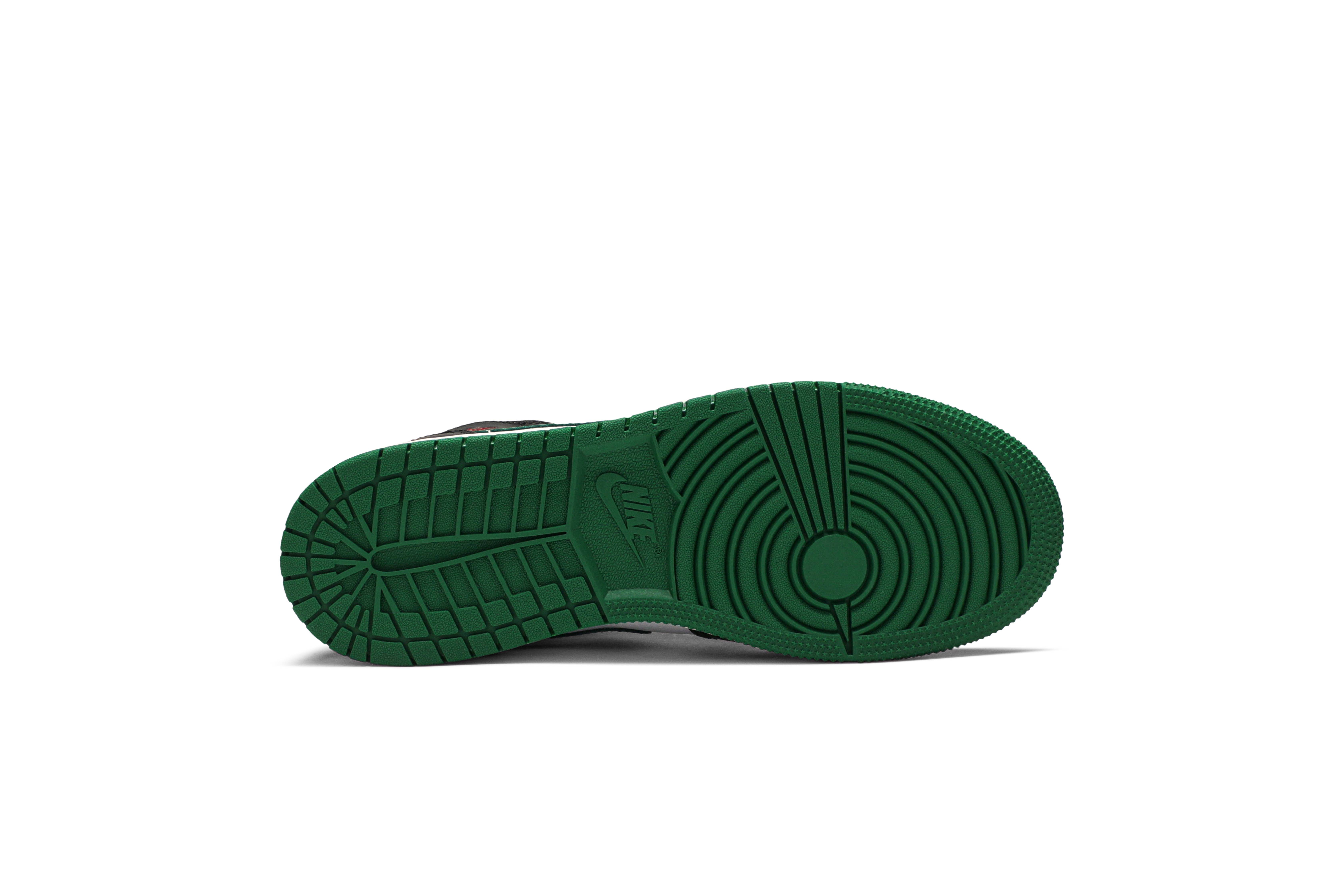 (Grade School) Air Jordan 1 Mid Black Pine Green 554725-067 Nicesnk