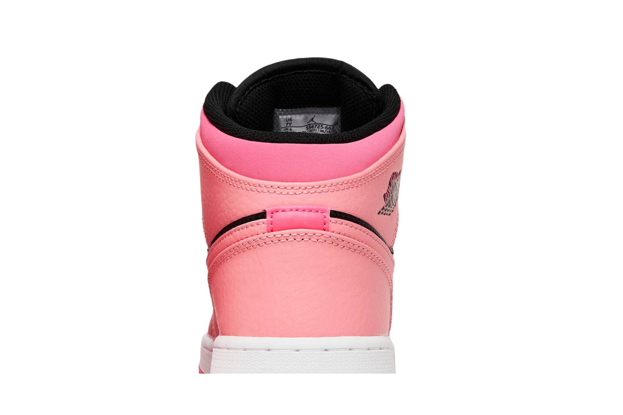 (Grade School) Air Jordan 1 Mid ‘Coral Chalk’ 554725-662
