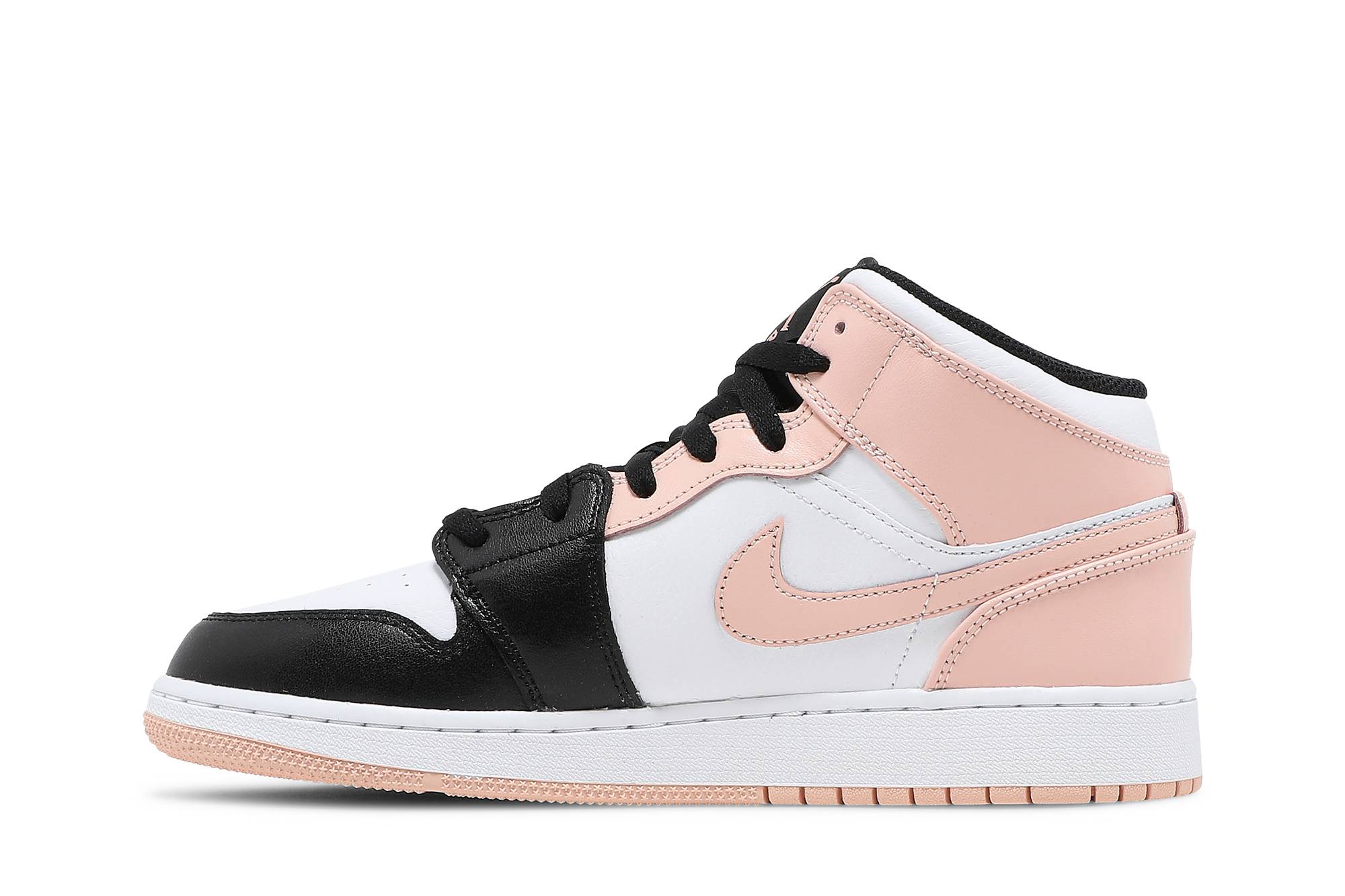 (Grade School) Air Jordan 1 Mid Crimson Tint 554725-133 Nicesnk