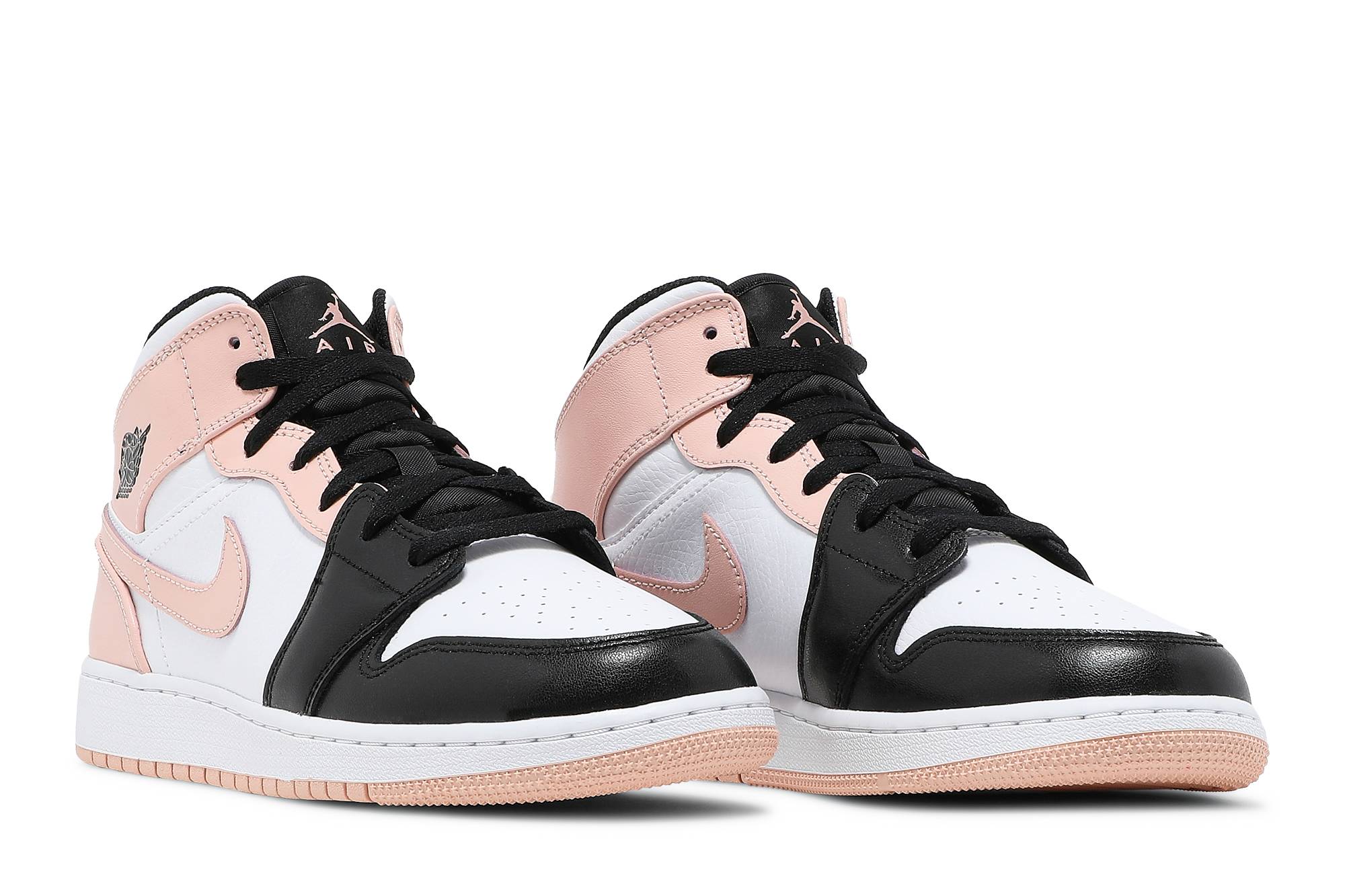 (Grade School) Air Jordan 1 Mid Crimson Tint 554725-133 Nicesnk