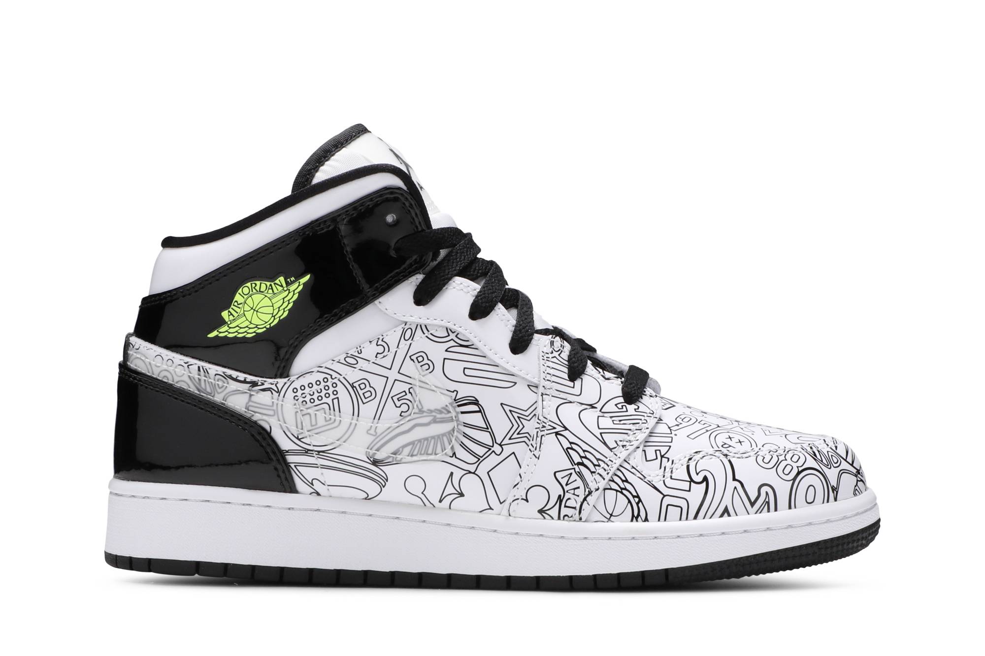 (Grade School) Air Jordan 1 Mid ‘DIY’ DC4099-100