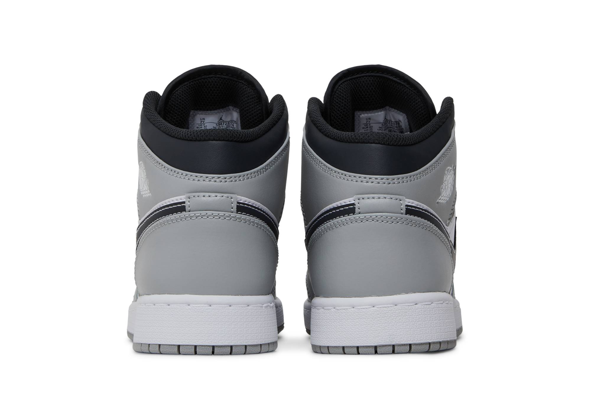 (Grade School) Air Jordan 1 Mid Greyscale 554725-078 Nicesnk