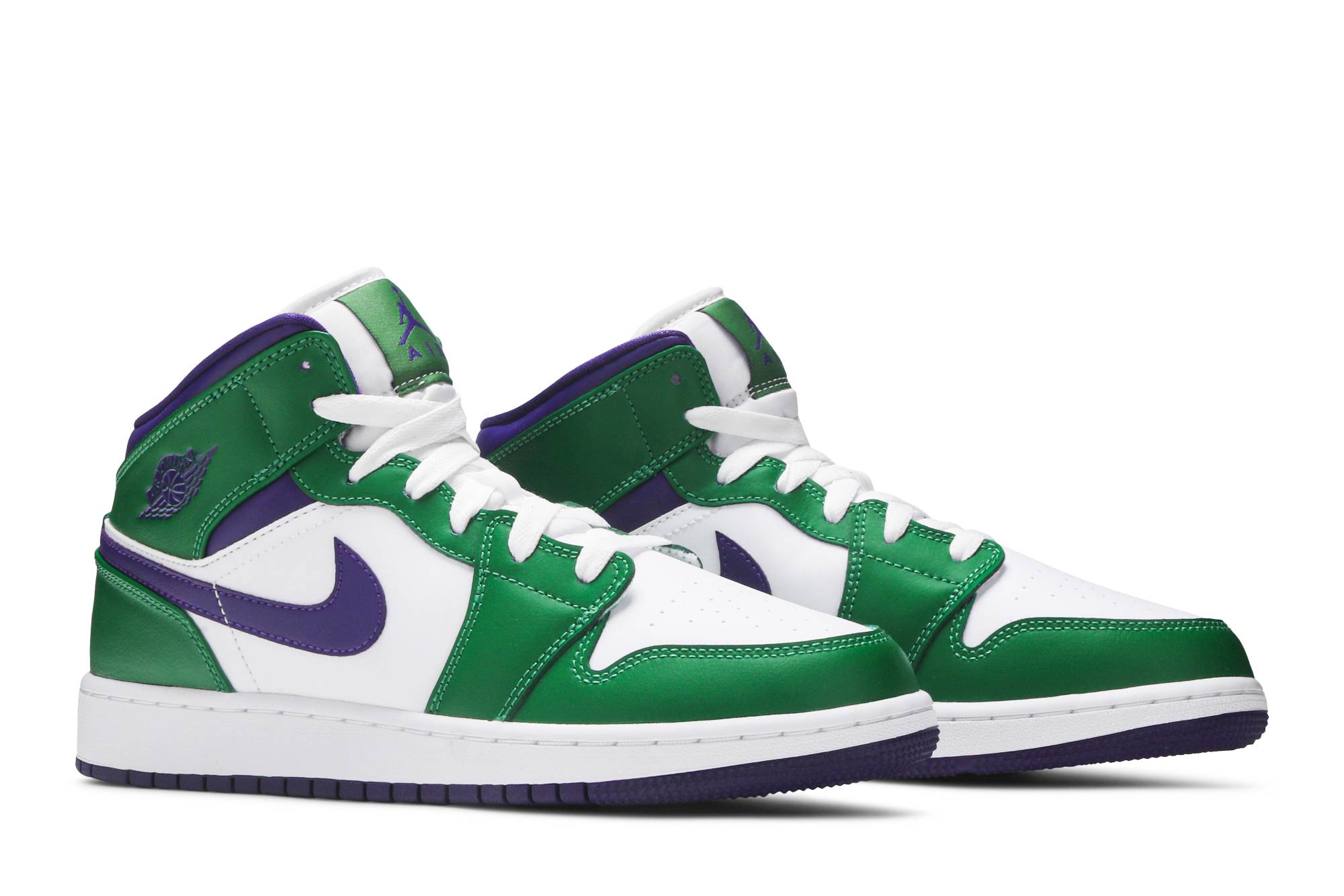(Grade School) Air Jordan 1 Mid Hulk 554725-300 Nicesnk
