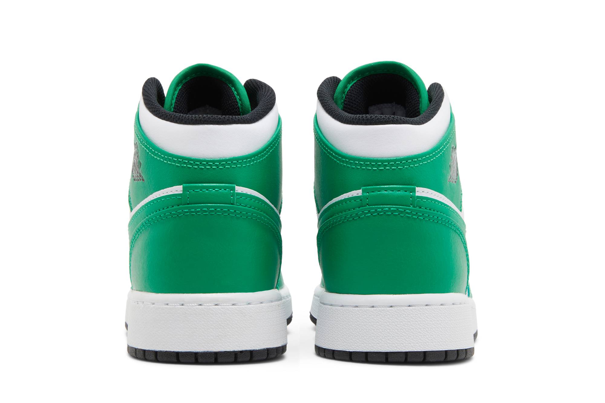 (Grade School) Air Jordan 1 Mid Lucky Green DQ8423-301 Nicesnk
