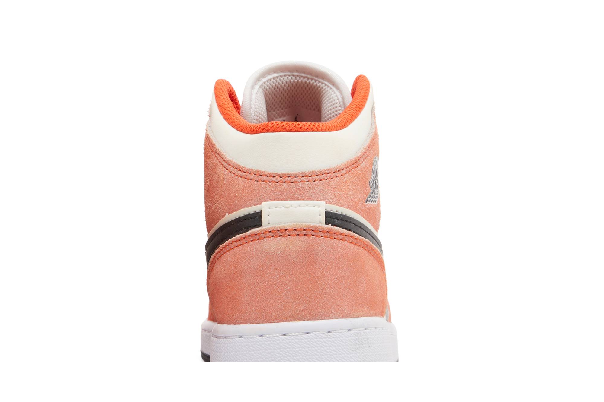(Grade School) Air Jordan 1 Mid Orange Suede DV1336-800 Nicesnk