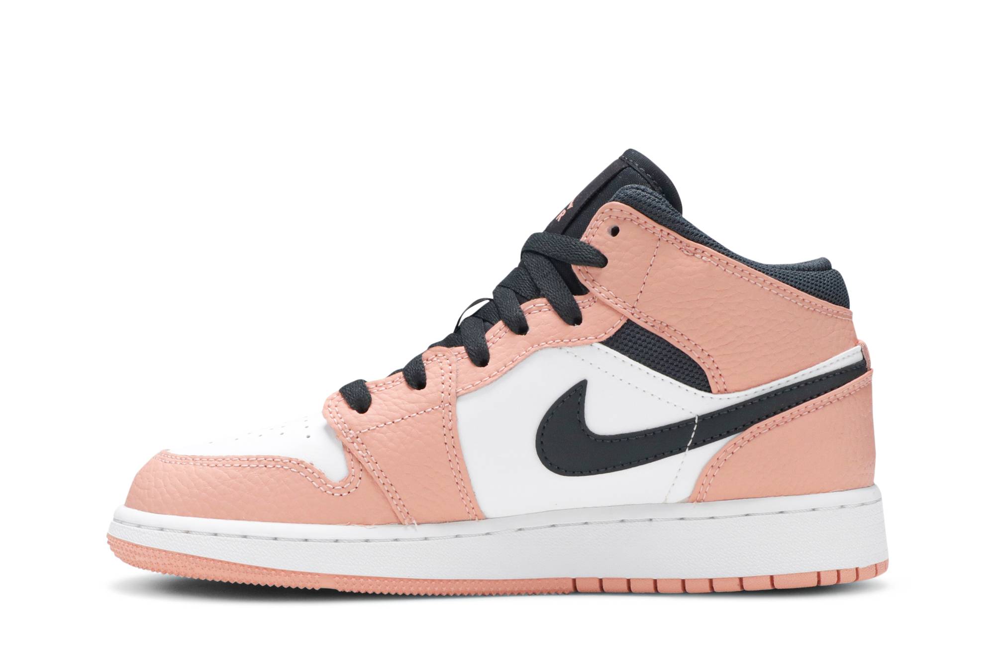 (Grade School) Air Jordan 1 Mid ‘Pink Quartz’ 555112-603