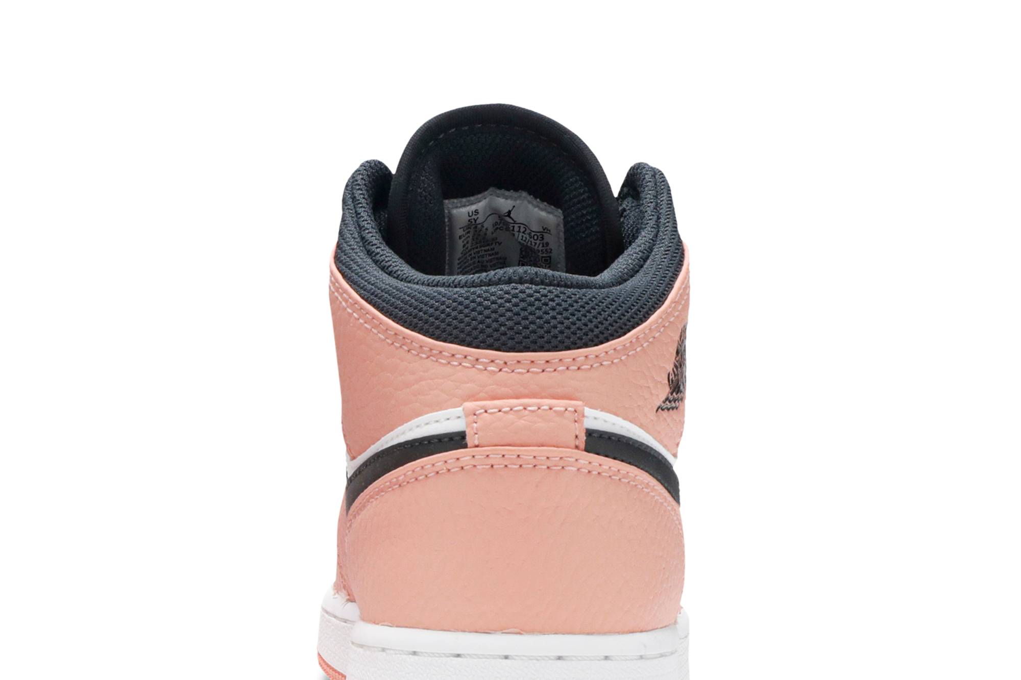 (Grade School) Air Jordan 1 Mid ‘Pink Quartz’ 555112-603
