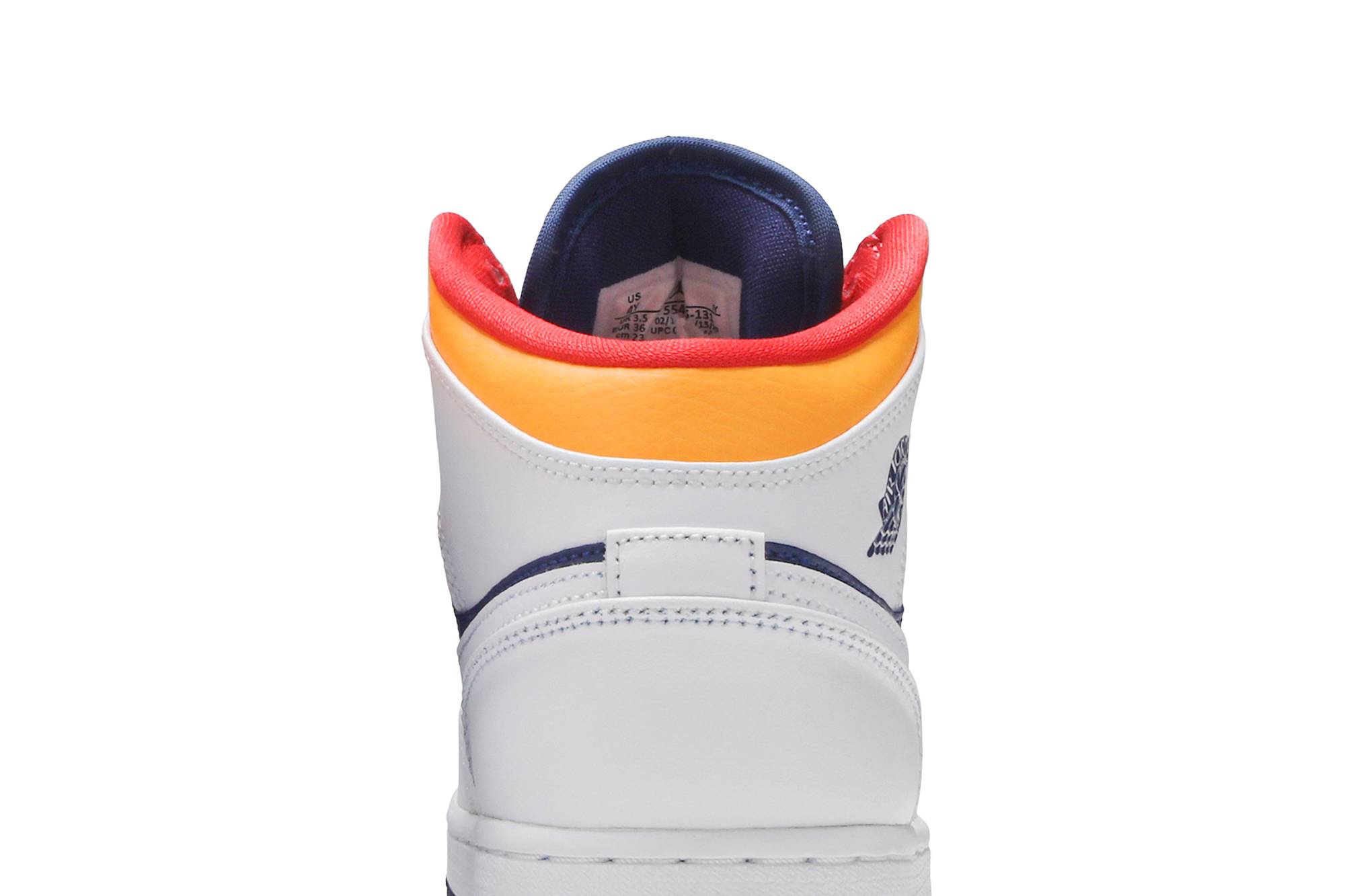 (Grade School) Air Jordan 1 Mid ‘White Deep Royal Blue’ 554725-131