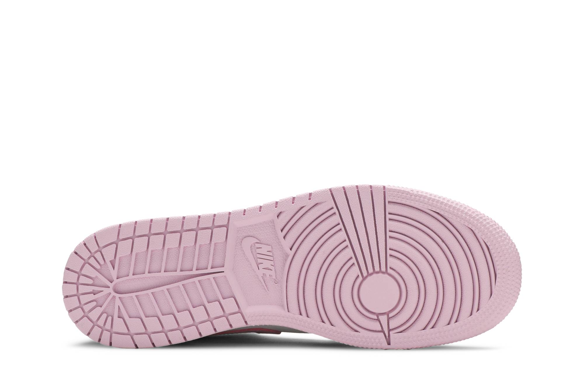 (Grade School) Air Jordan 1 Mid White Light Arctic Pink 555112-103 Nicesnk
