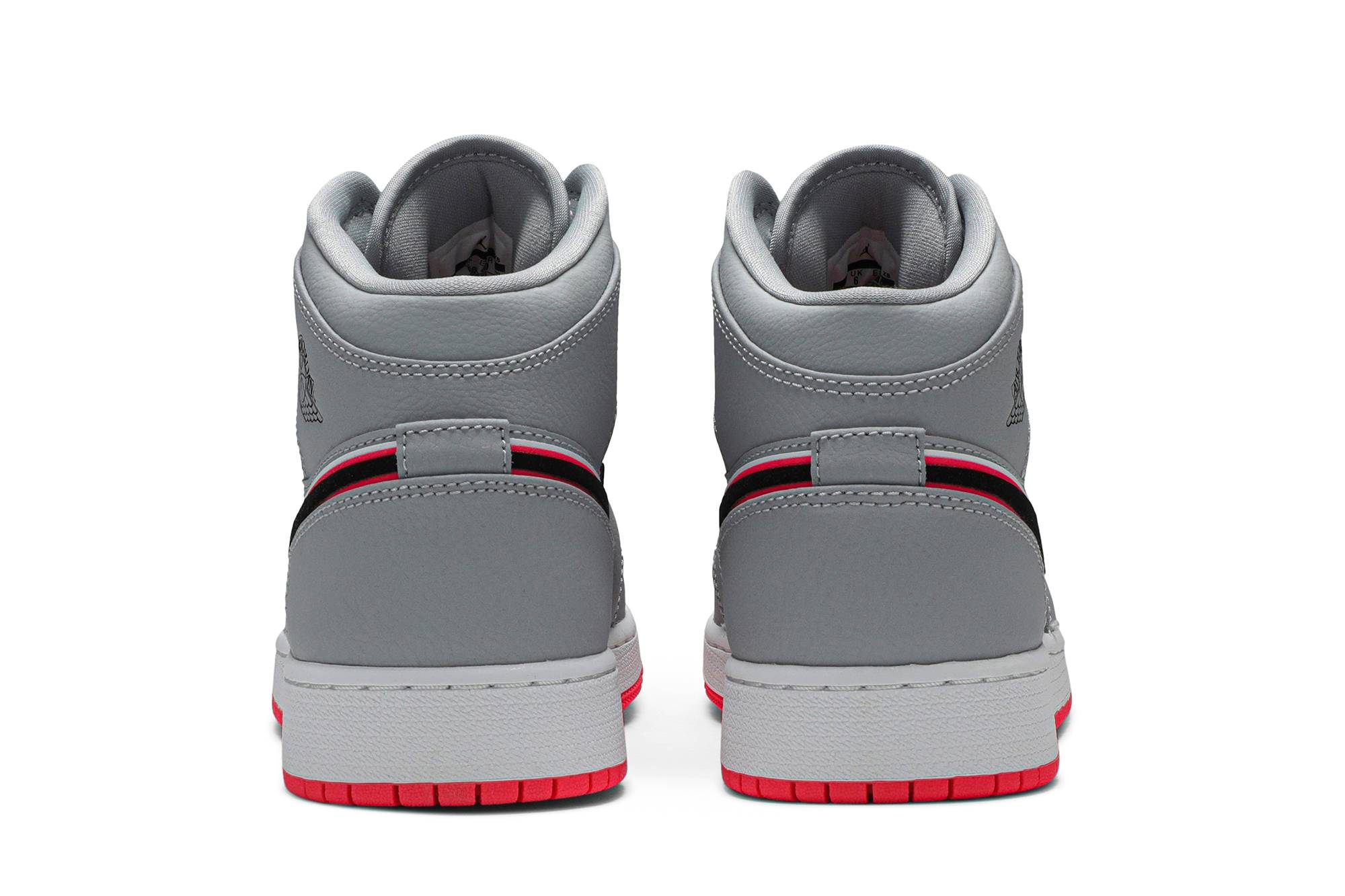 (Grade School) Air Jordan 1 Mid ‘Wolf Grey Pink’ 555112-060