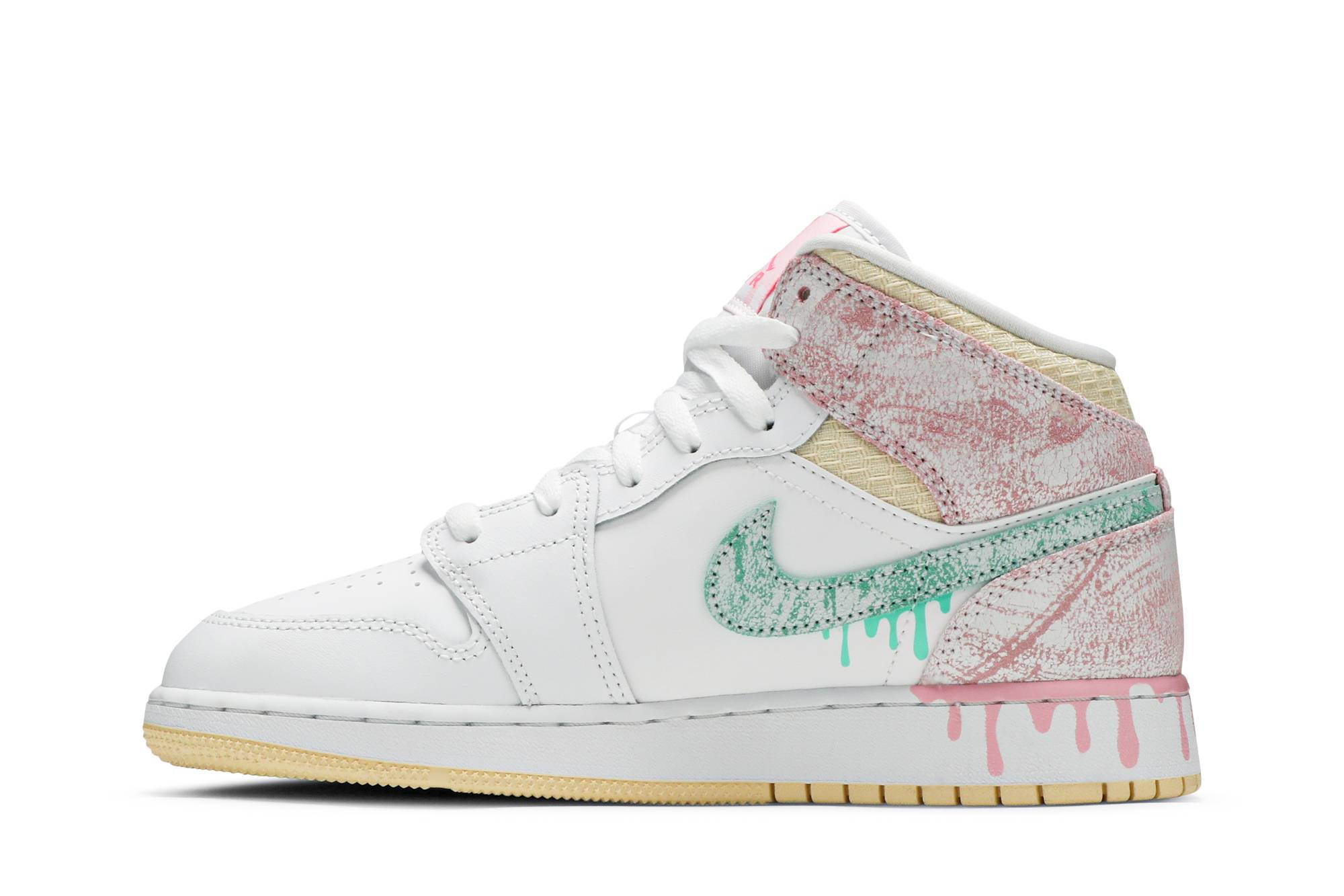 (Grade School) Air Jordan 1 Mid SE ‘Ice Cream’ DD1666-100