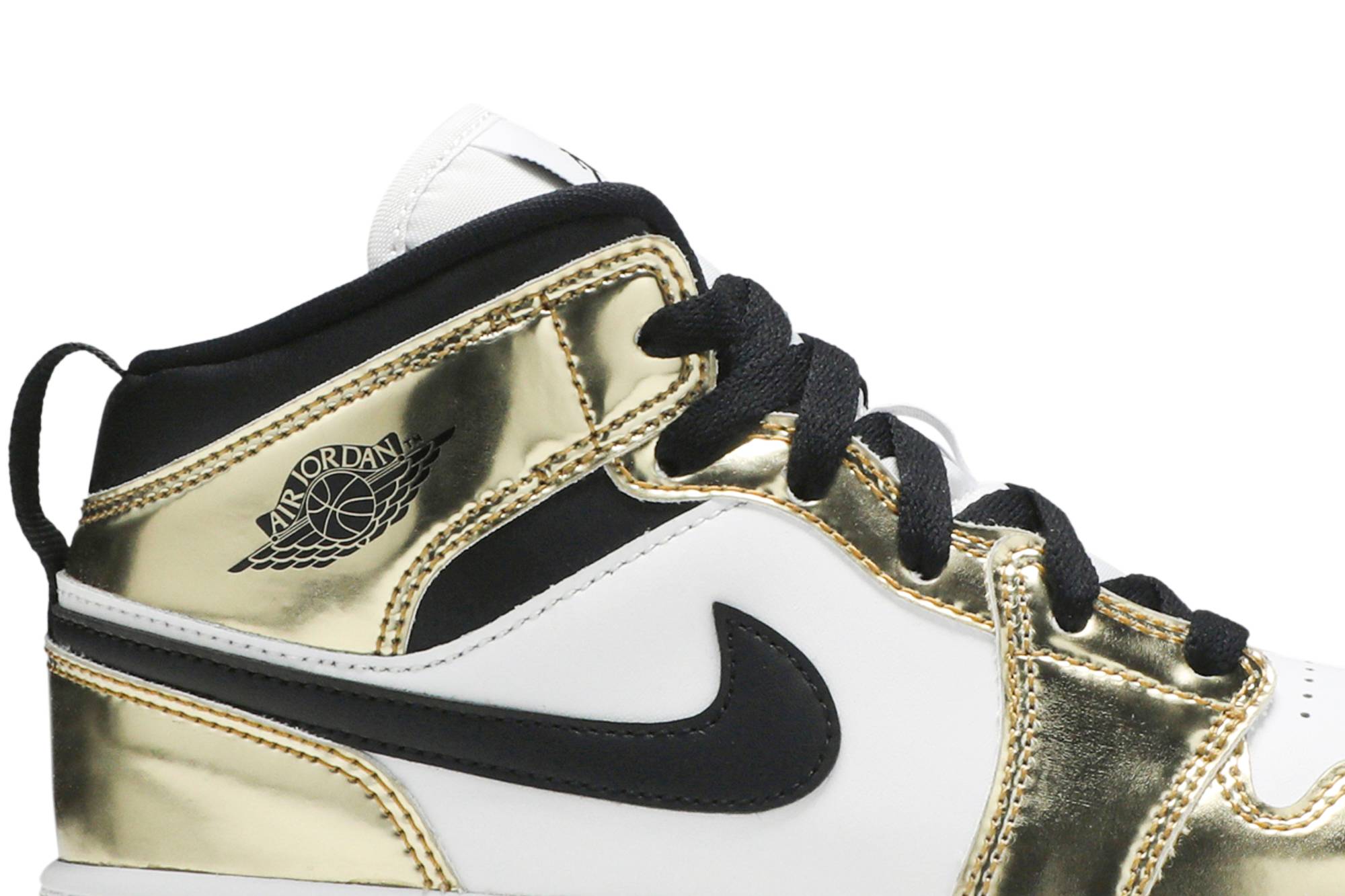 (Grade School) Air Jordan 1 Mid SE ‘Metallic Gold’ DC1420-700