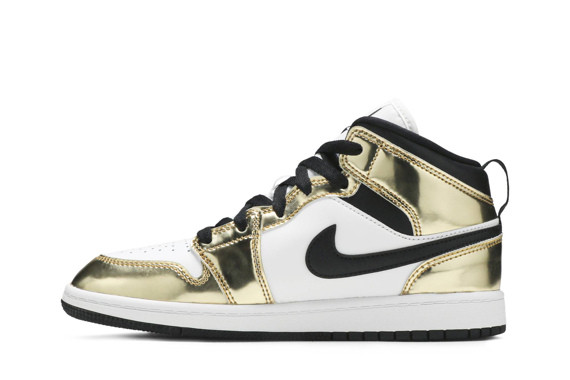 (Grade School) Air Jordan 1 Mid SE ‘Metallic Gold’ DC1420-700